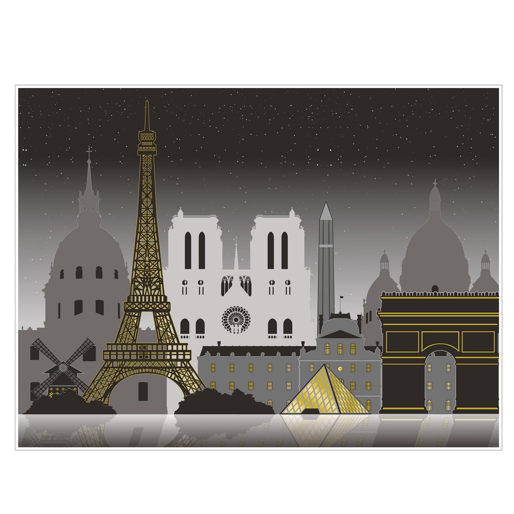 Paris Cityscape Insta-Mural