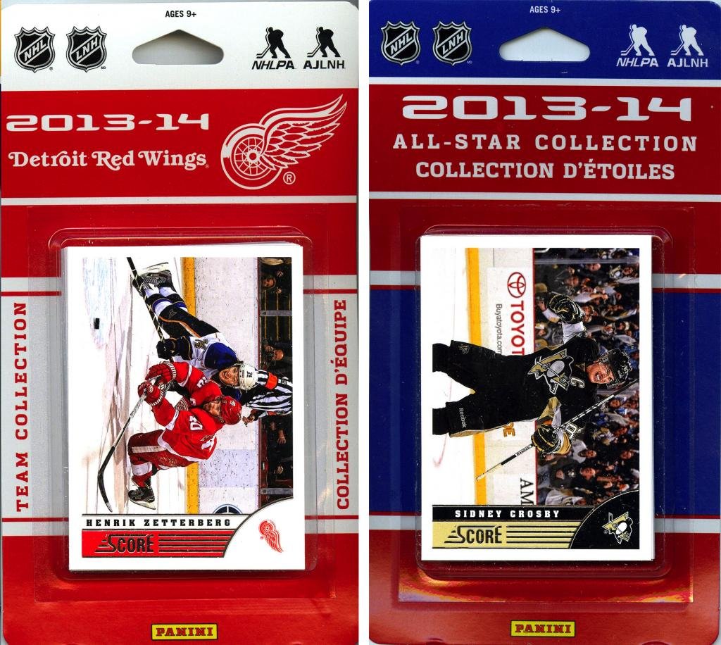 NHL Detroit Red Wings Licensed 2013-14 Score Team Set and All-Star Set