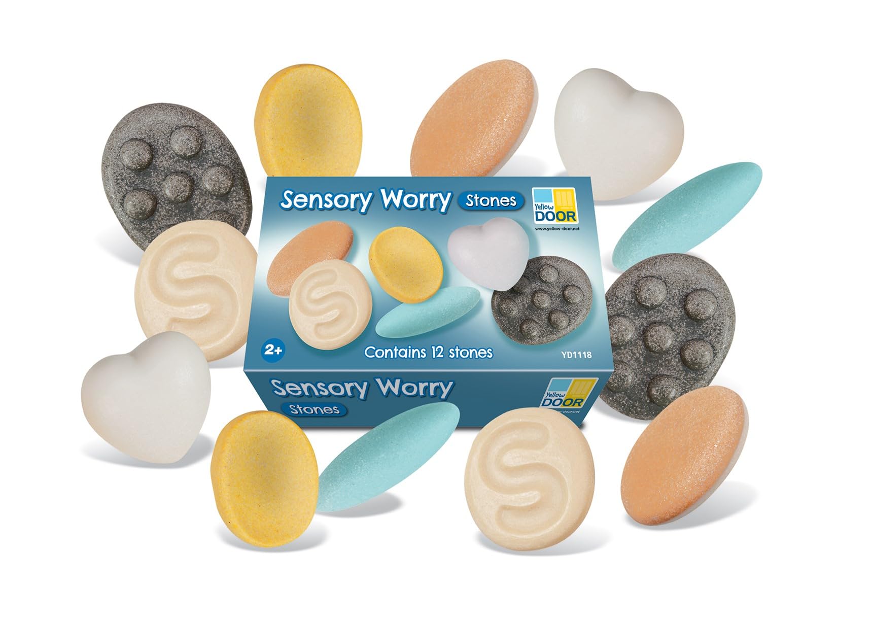 Sensory Worry Stones, Set of 12