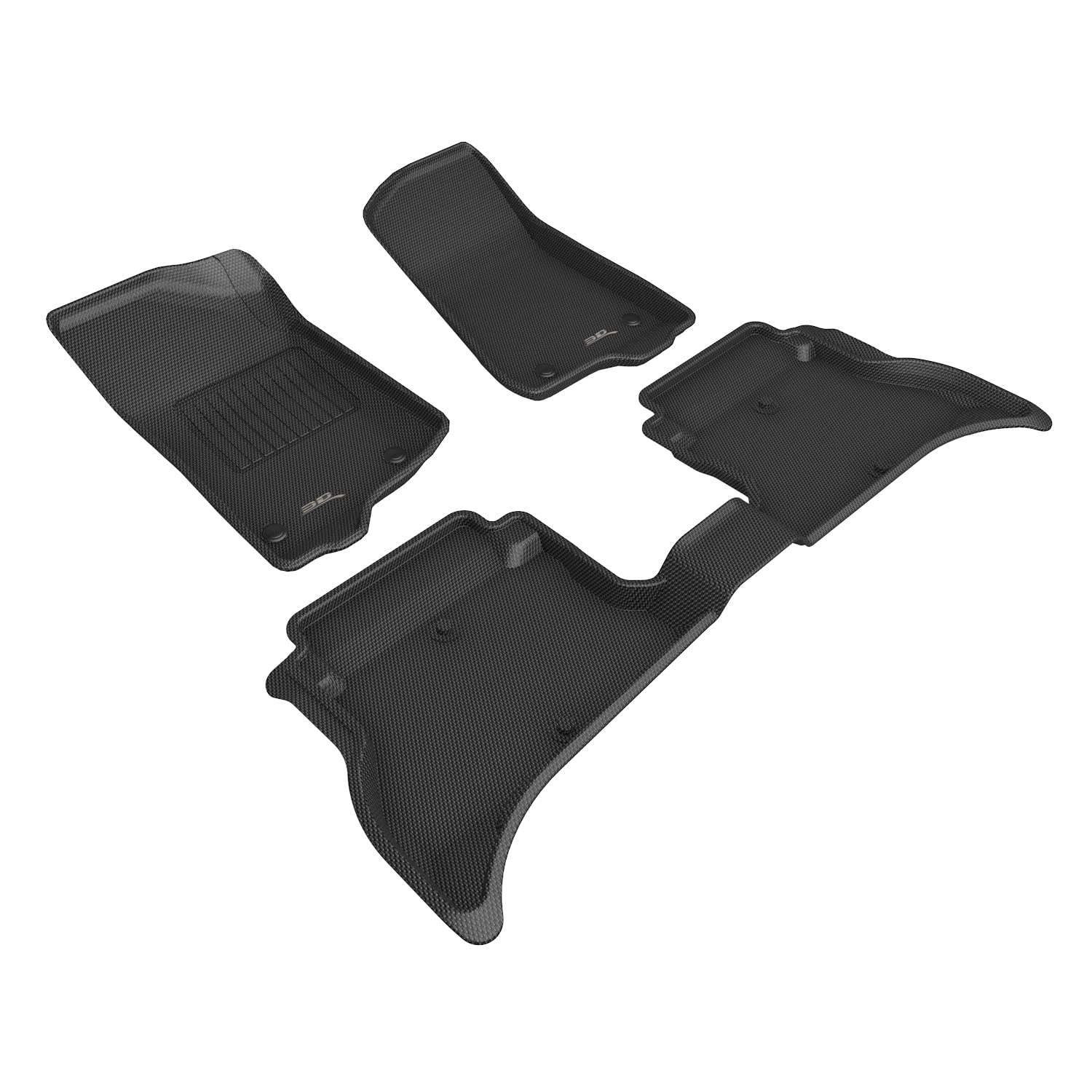 3D MAXpider Compatible with JEEP WRANGLER UNLIMITED 4XE (JL) 2021-2026 KAGU BLACK R1 R2