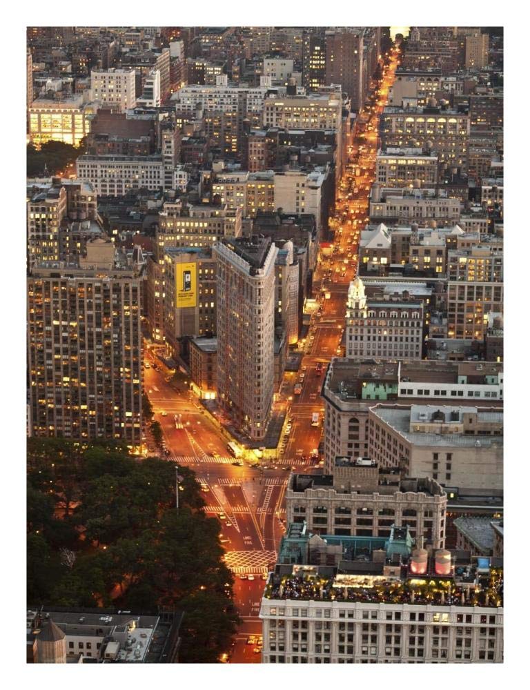 Aerial view of Flatiron Building, NYC-Paper Art-20x26”