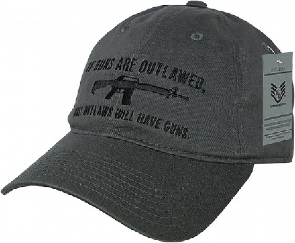 Relaxed Graphic Cap, Outlaw, Dark Grey