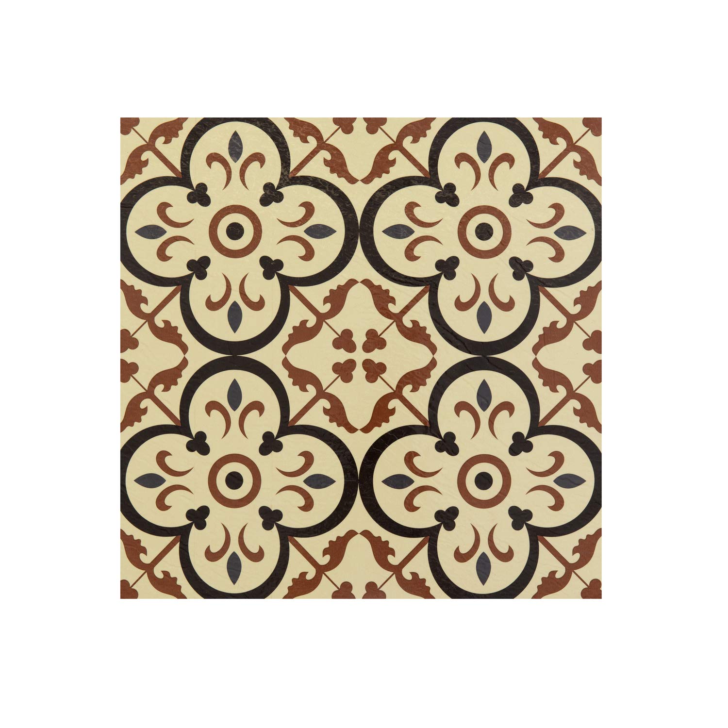 Retro 12x12 Self Adhesive Vinyl Floor Tile - Burch - 20 Tiles/20 sq. ft.