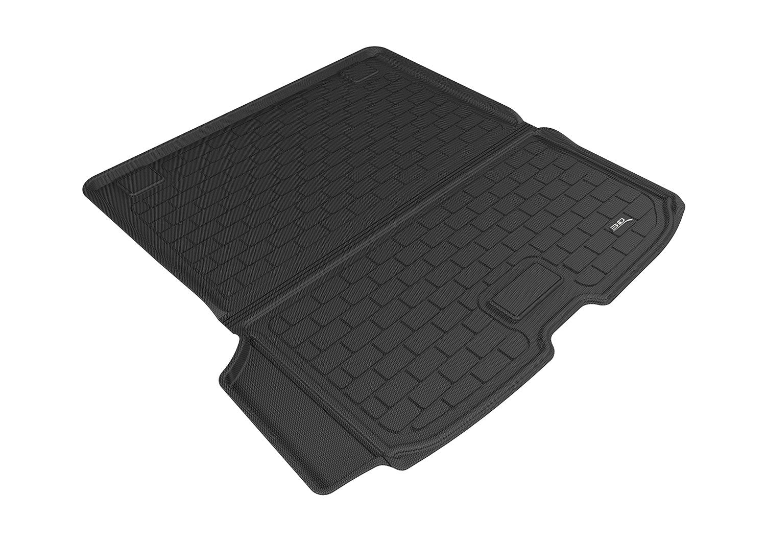 3D MAXpider VOLVO XC90 2015-2022 KAGU BLACK BEHIND 2ND ROW STOWABLE CARGO LINER