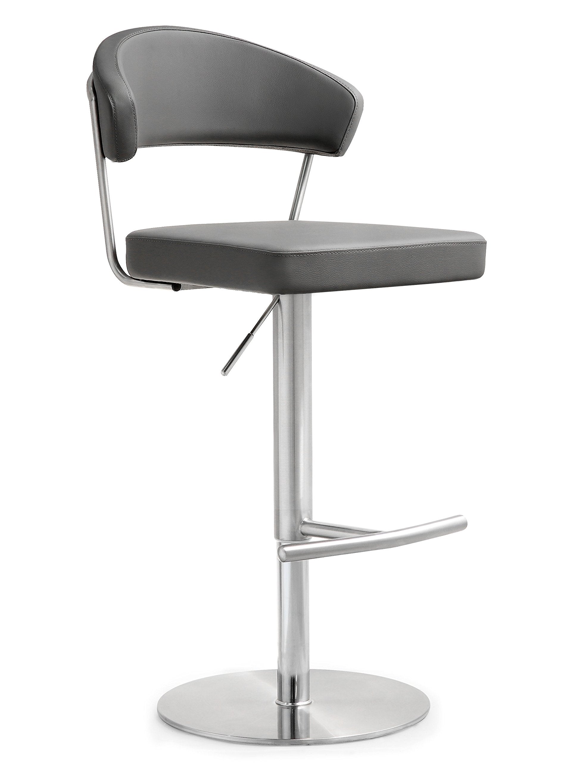 Cosmo Grey Steel Barstool
