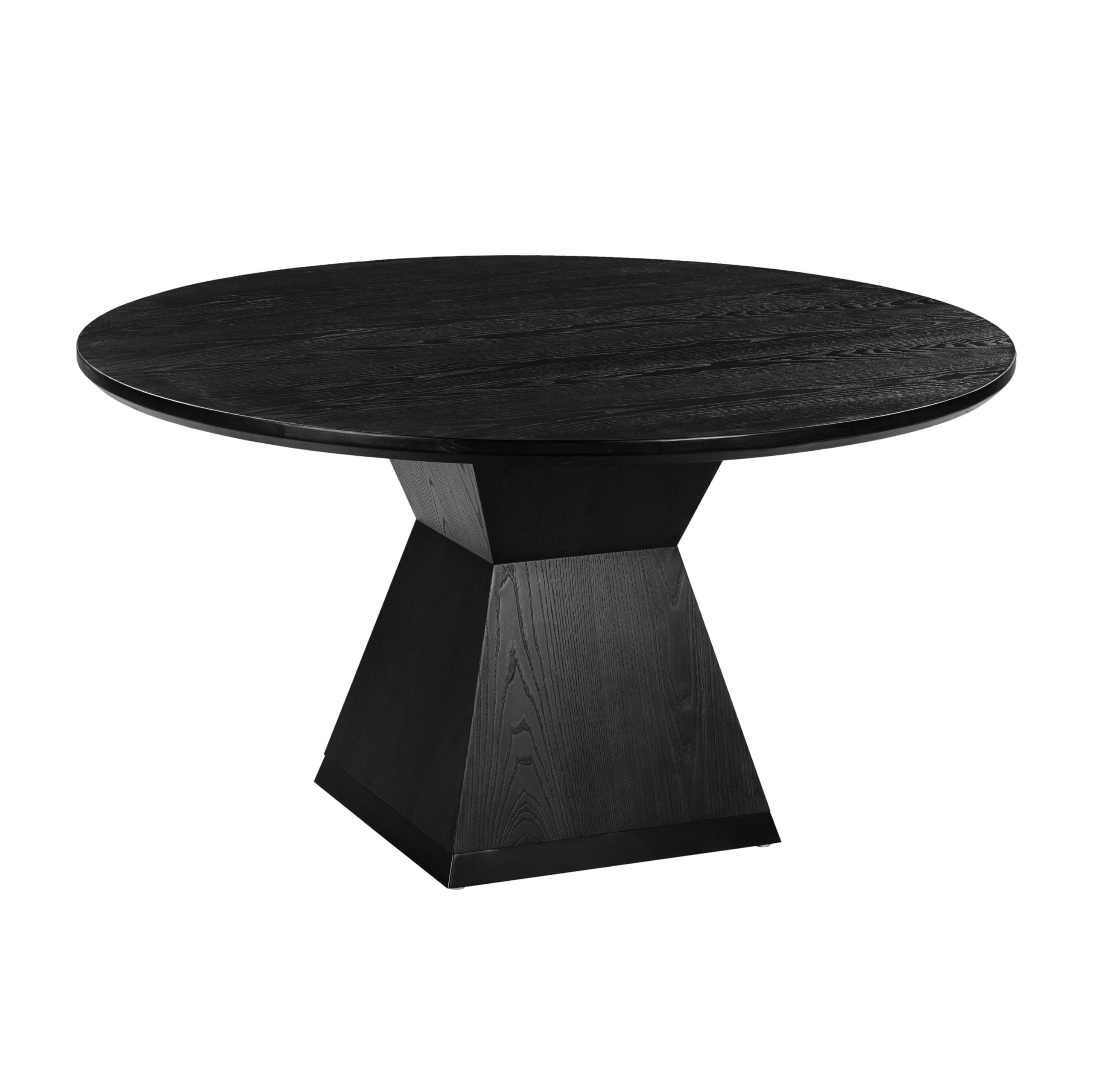 Nolan Black Round Wood Dining Table