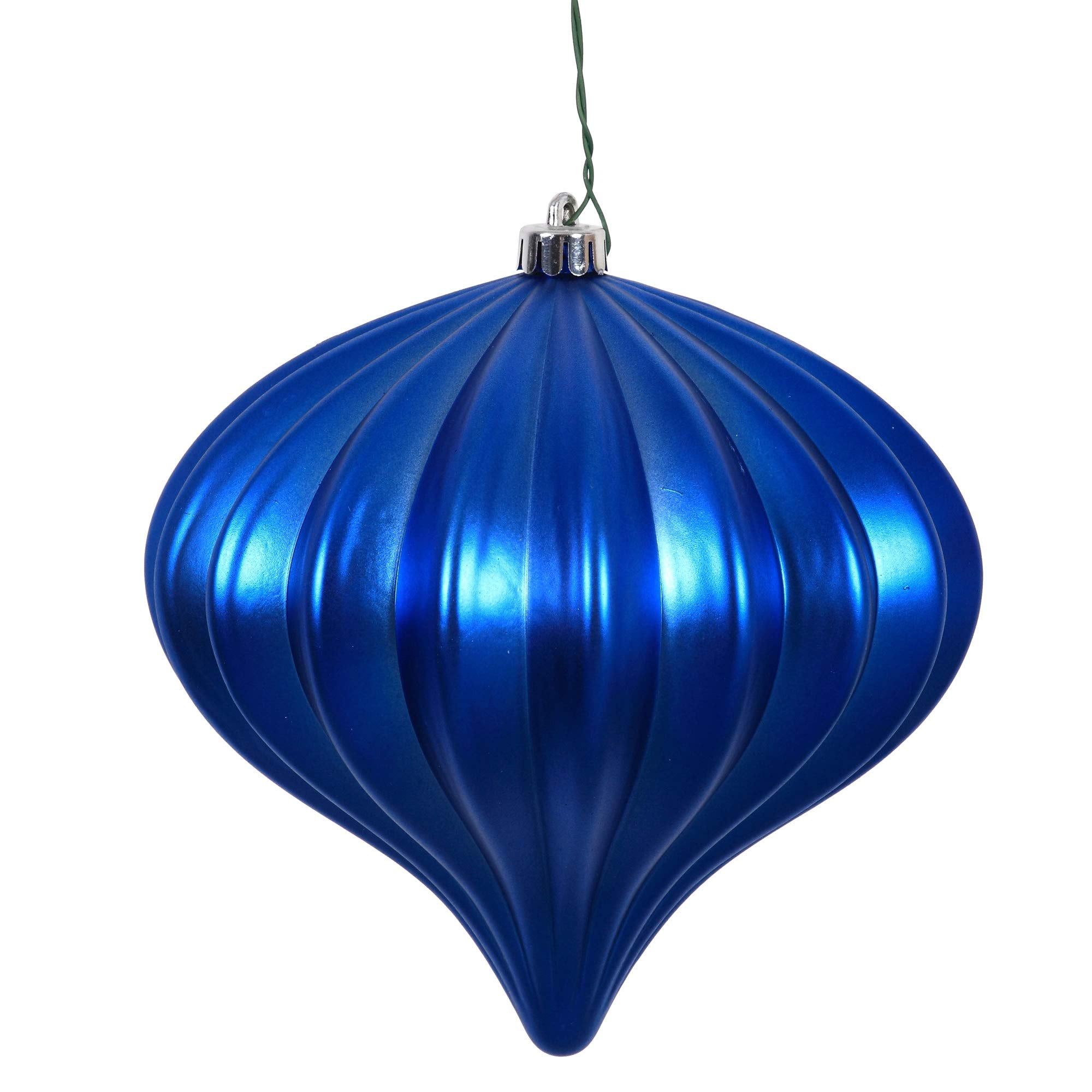 Casafoyer  5.7” Blue Matte Onion UV Drilled 3/Bag - N151202DMV - (Pack Of 2)