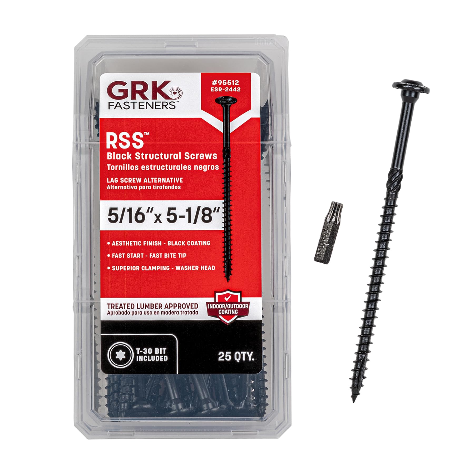 STRCTURL WD SCRWS 5-1/8(Pack of 1)