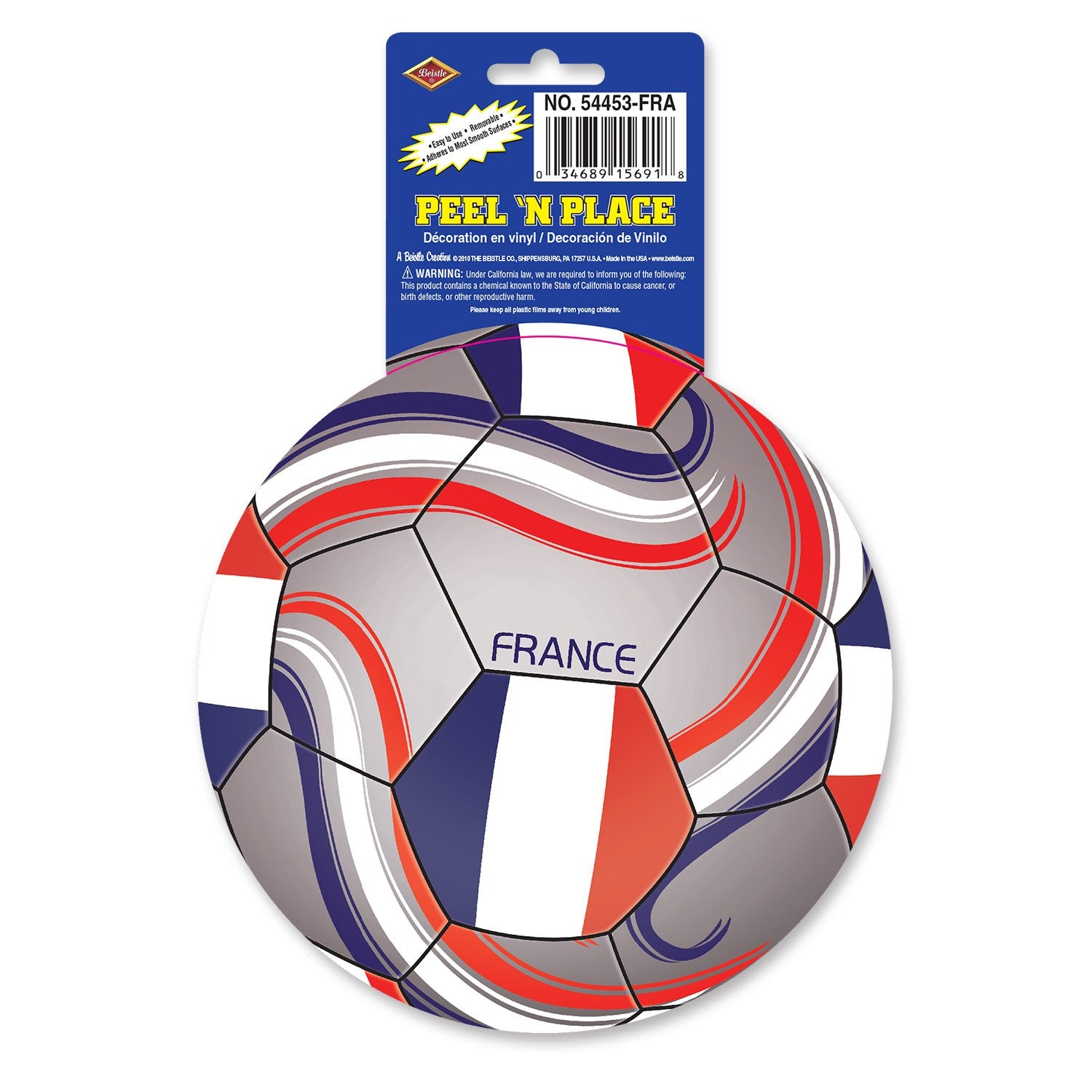 Peel N Place - France (Pack of 12)