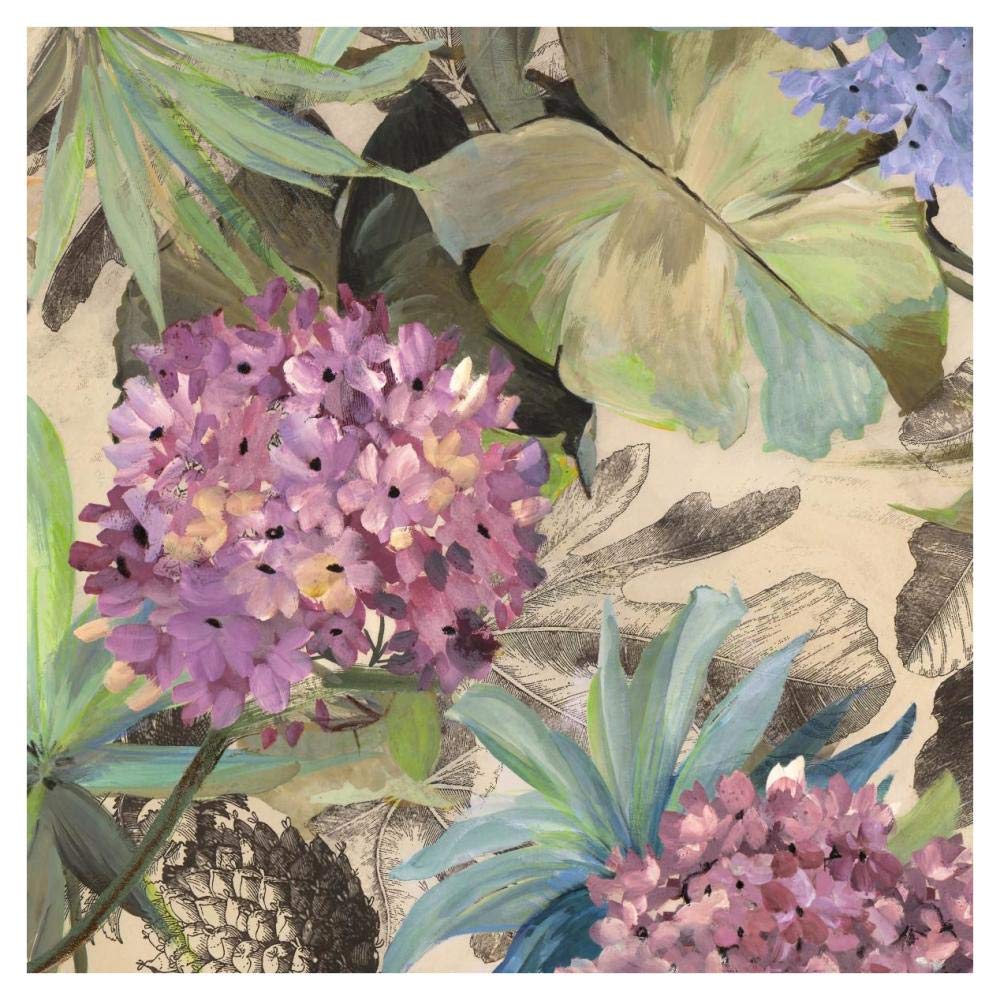Pink Hydrangeas-Paper Art-38x38”