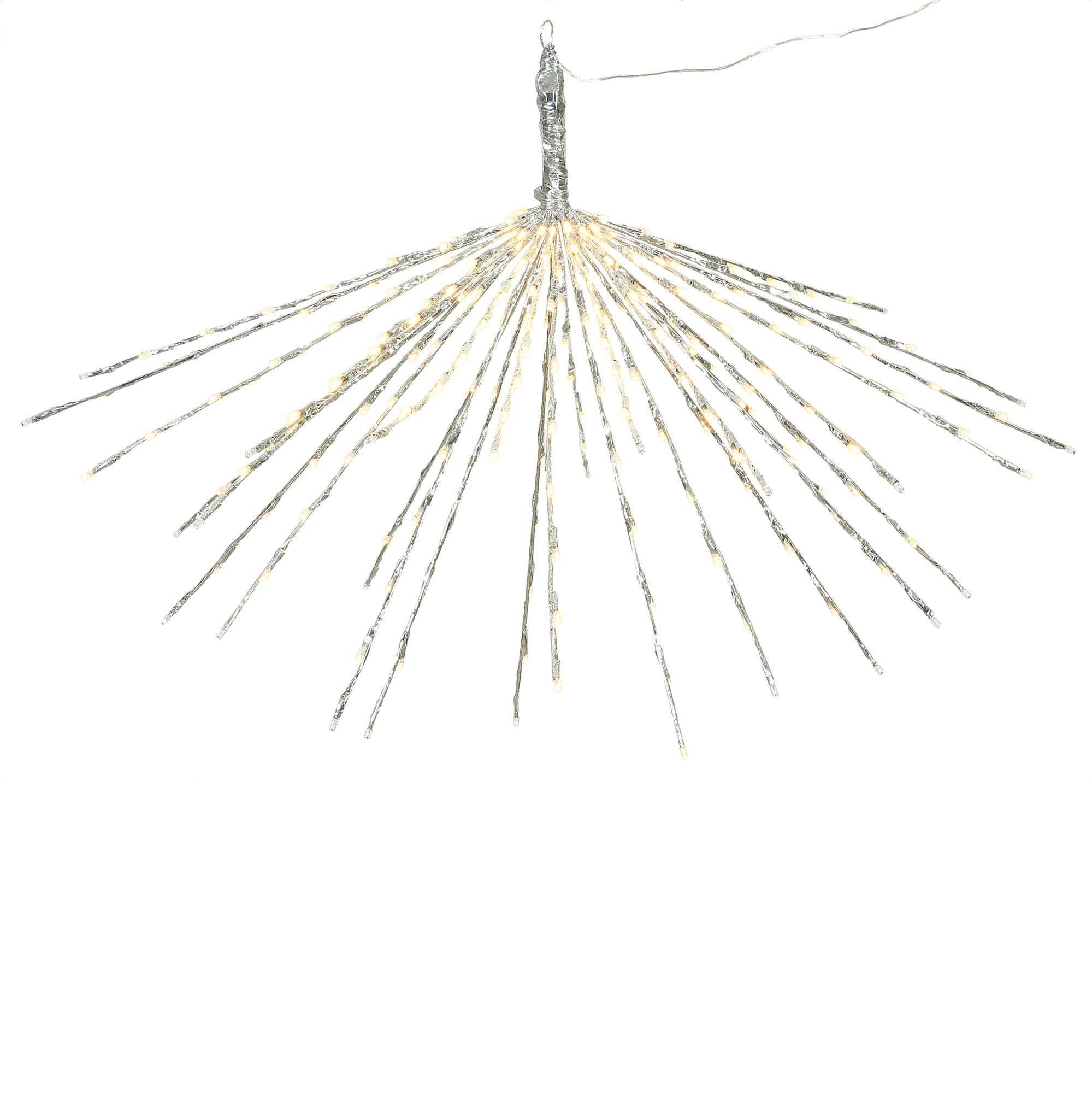 Casafoyer 240Lt WmWht 36” Silver Twinkle Starburst - (Pack Of 2)