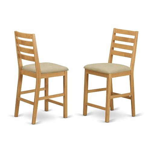 Yardlio Modern Oak Finish Dining Kitchen Bar Stool - Elegant & Comfortable