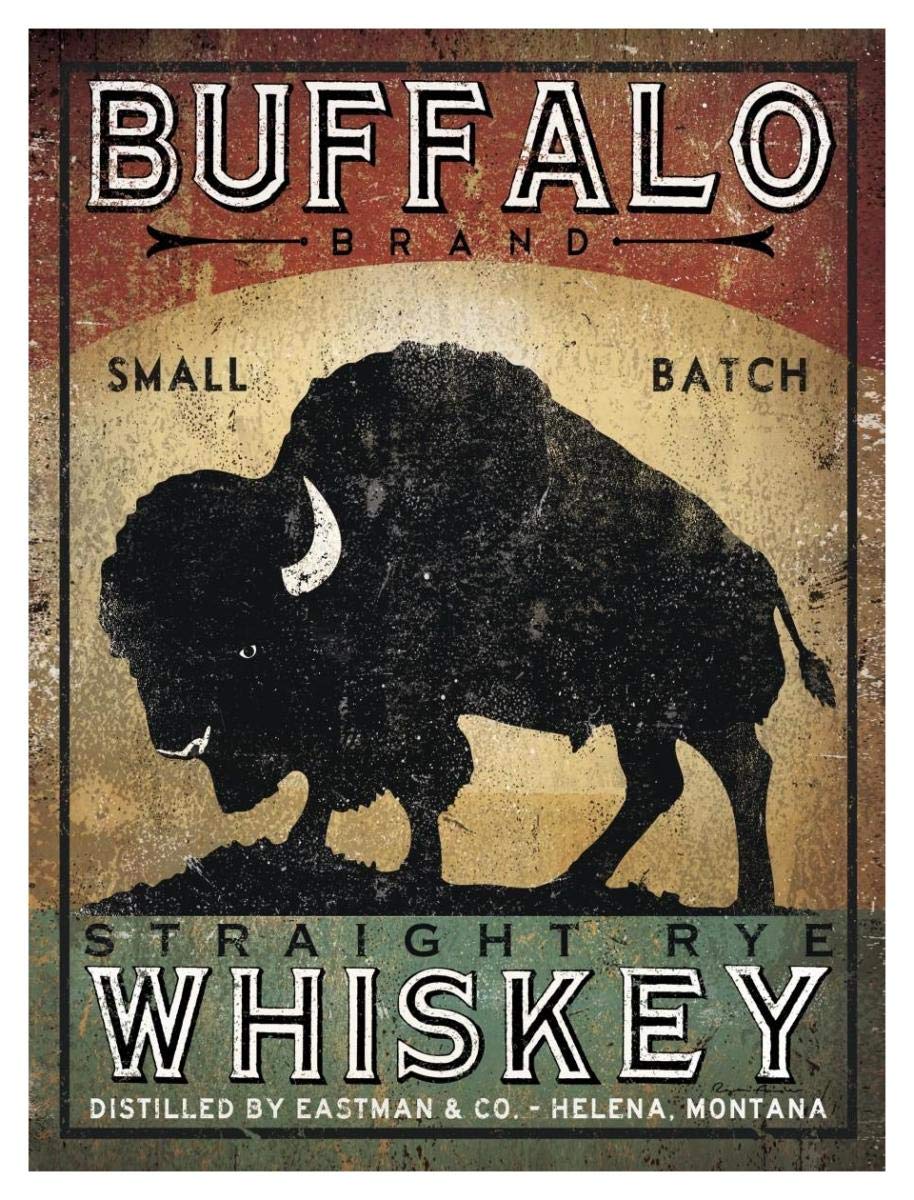 Buffalo Whiskey -Paper Art-32x42”