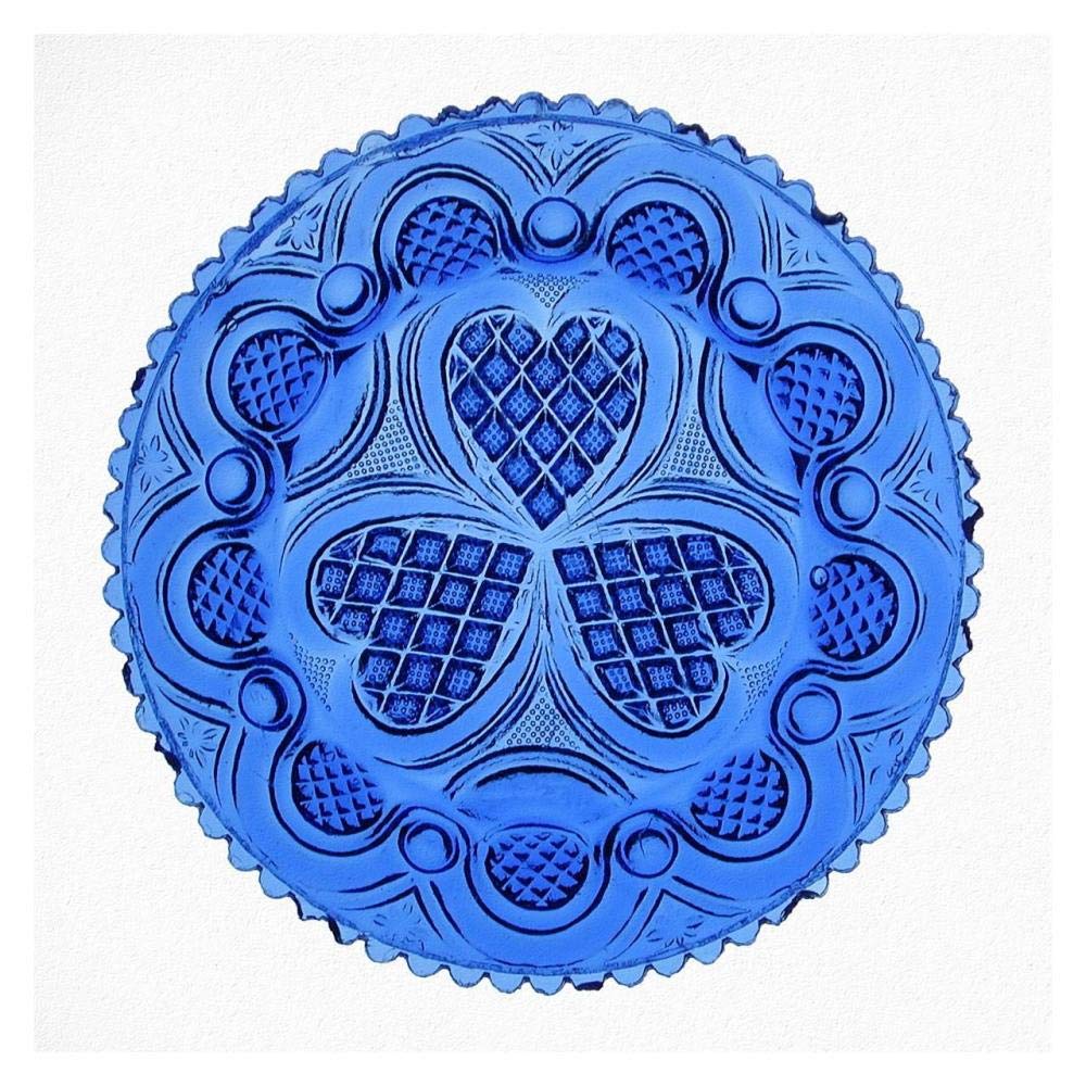 Roman Rosette Tea Plate-Paper Art-32x32″