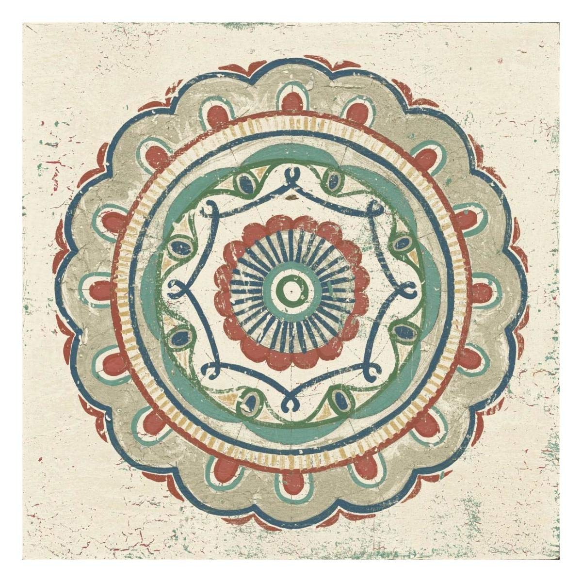 Lakai Circle III Neutral -Paper Art-26x26”