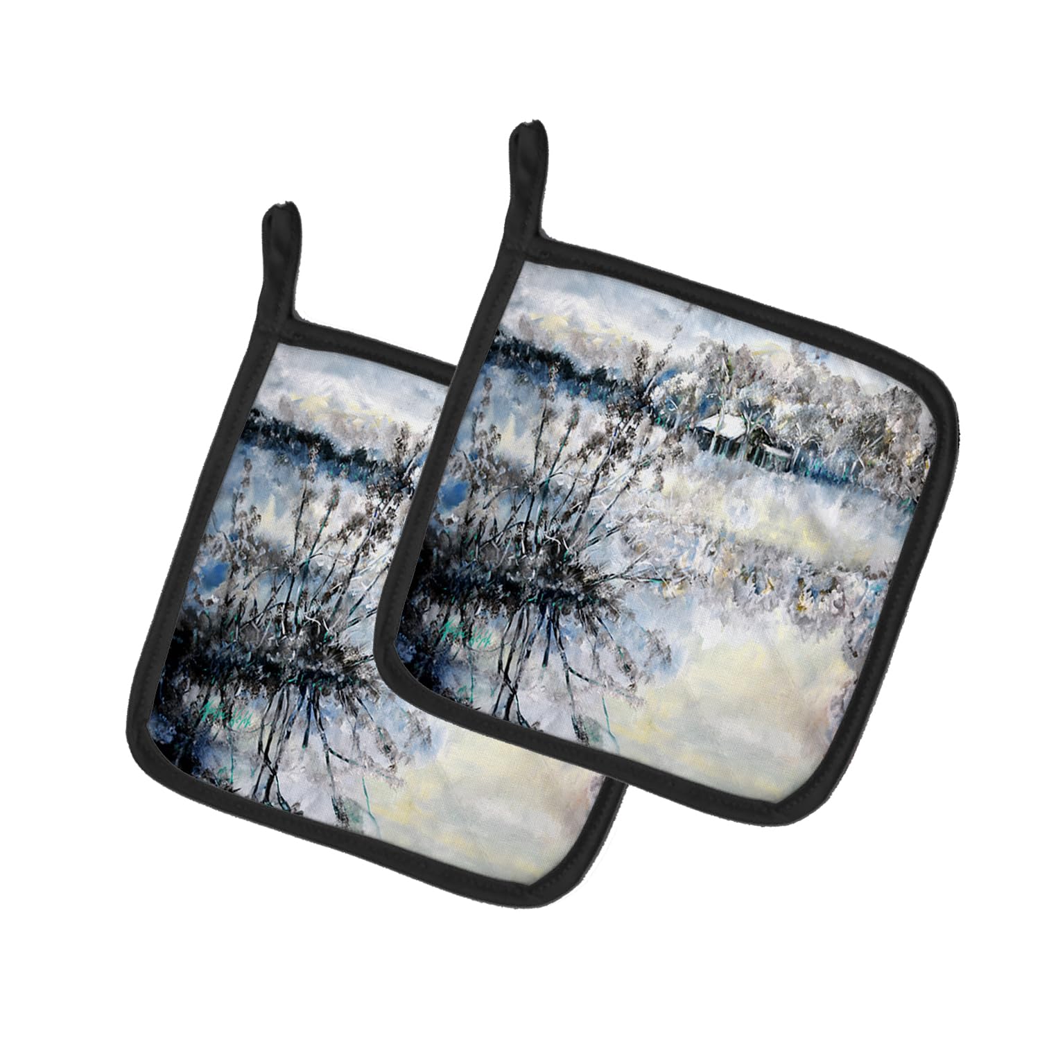 Early Morning Pair of Pot Holders