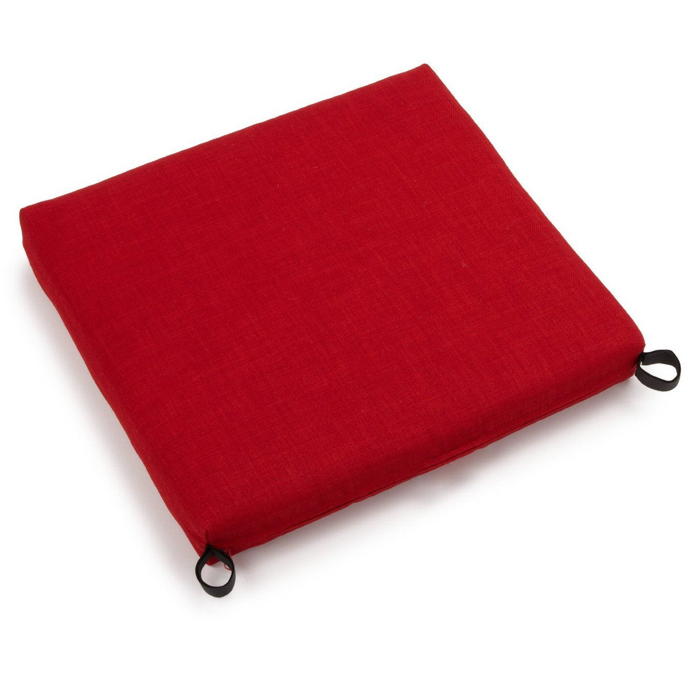 20-inch by 19-inch Spun Polyester Chair Cushion  - Papprika