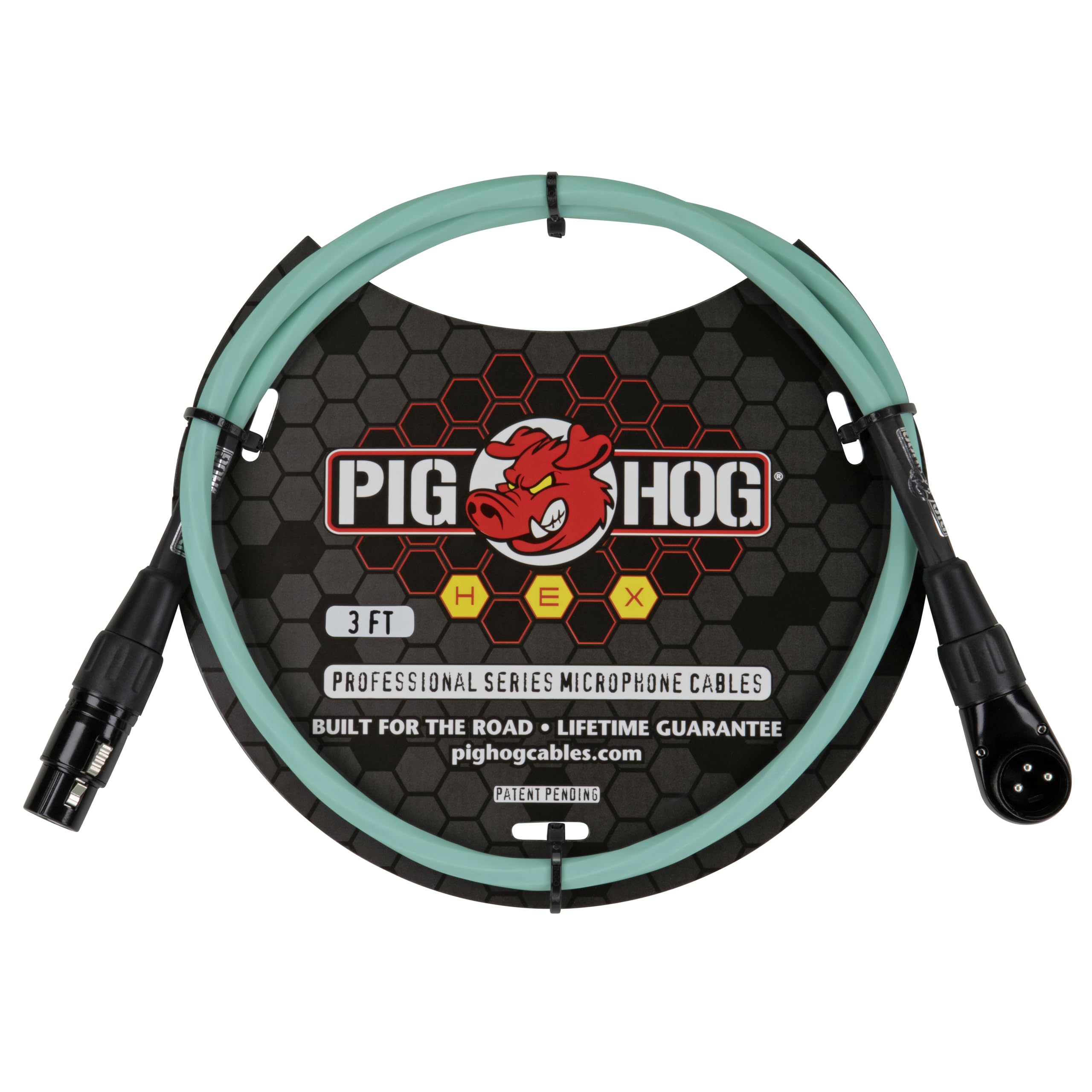 PIGHOG 3FT XLR TO RIGHT ANGLE XLR