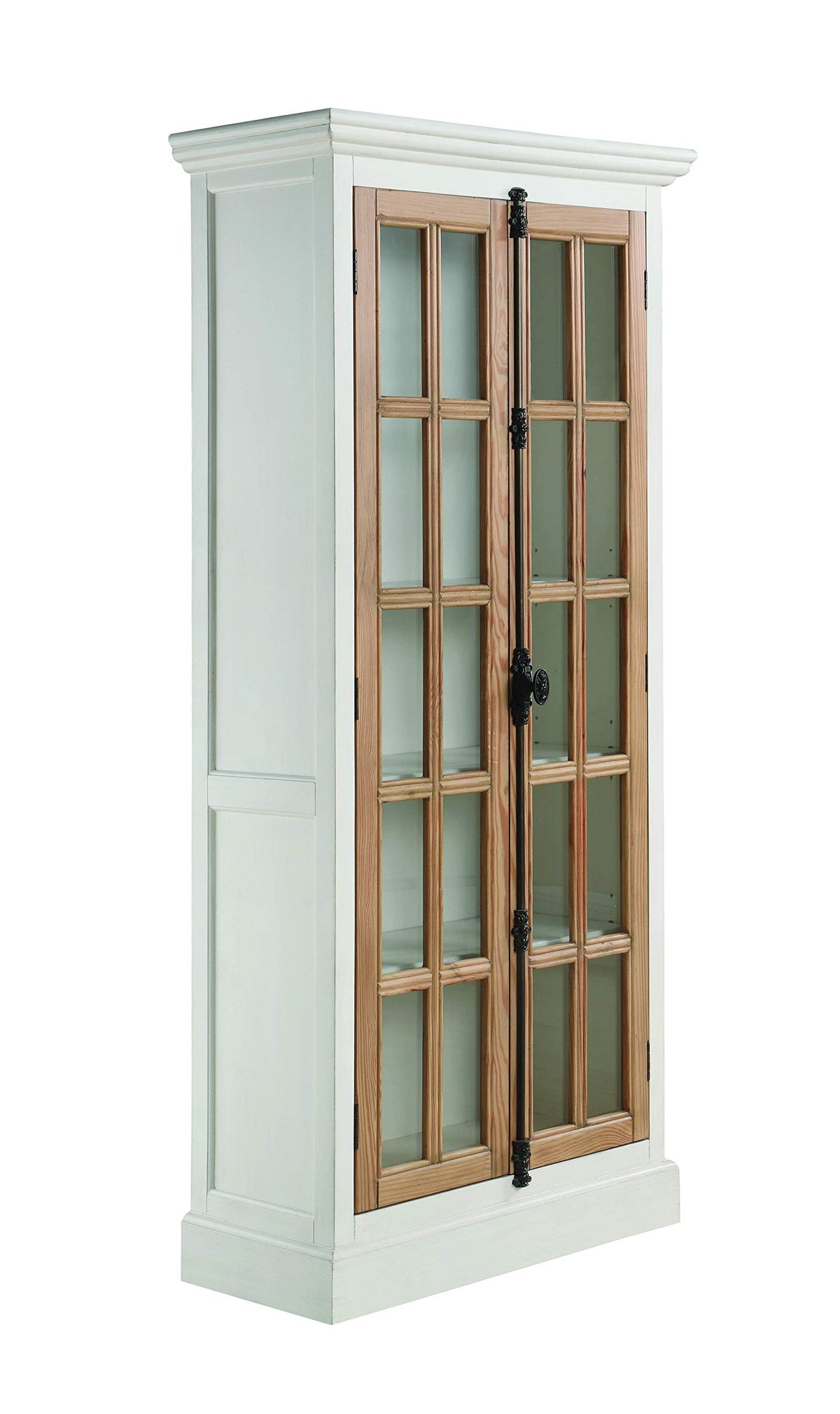 Coaster Home Furnishings 2-Door Tall Cabinet Antique White And Brown Server