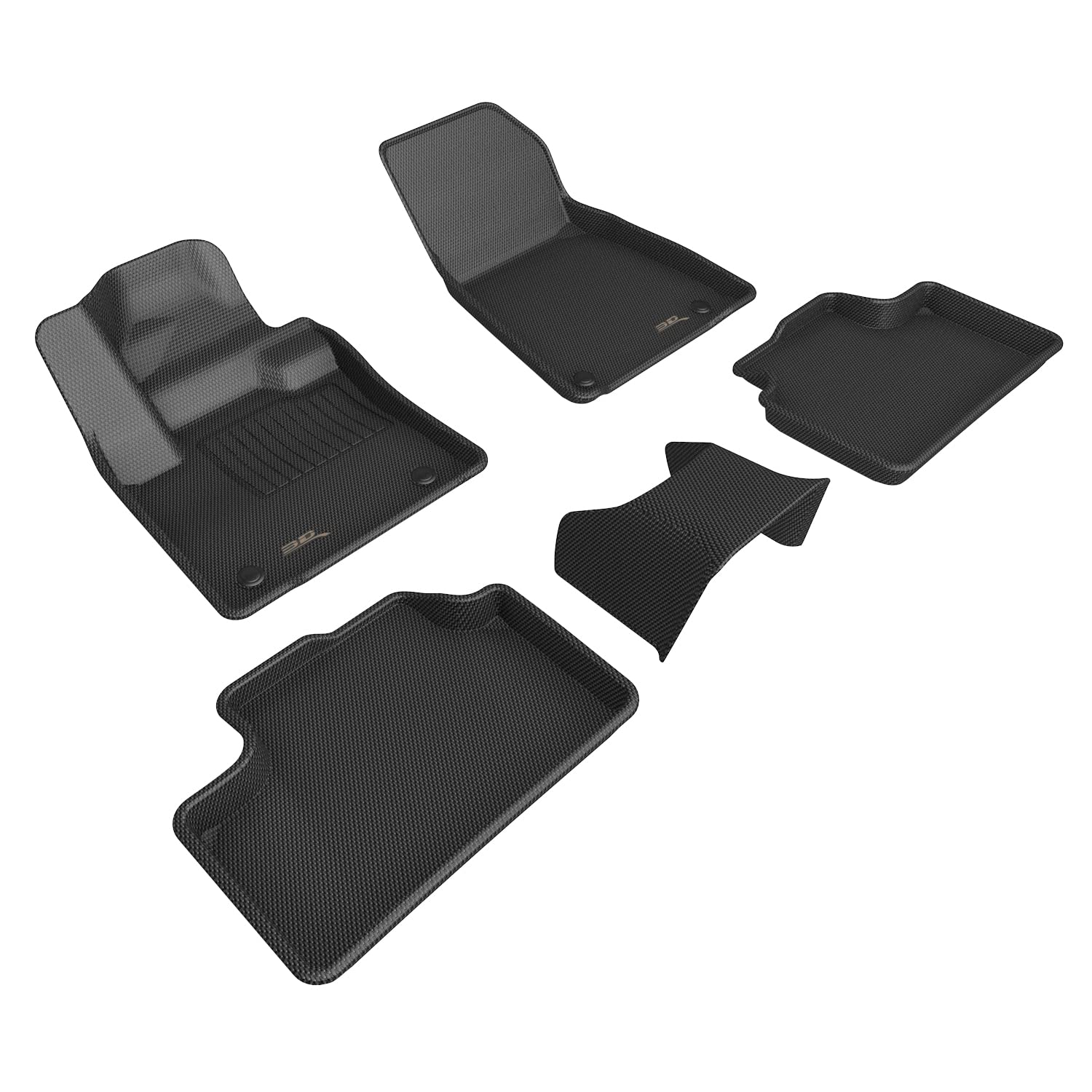 3D MAXpider Compatible with VOLVO XC40 RECHARGE 2022-2026 / EX40 2025-2026 KAGU BLACK R1 R2
