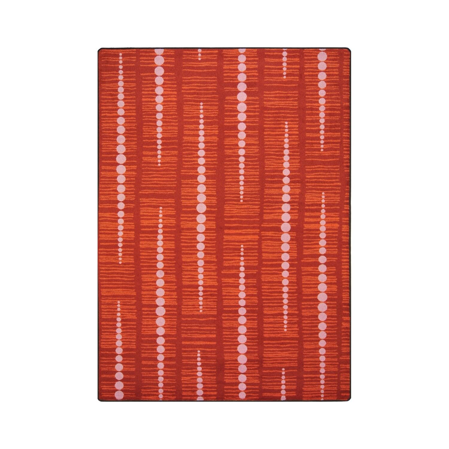 Recoil 78 x 109??area rug in color Red