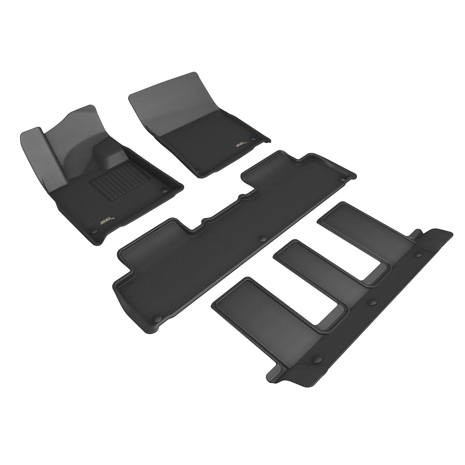 3D MAXpider Compatible with RIVIAN R1S 2025-2026 KAGU BLACK R1 R2 R3