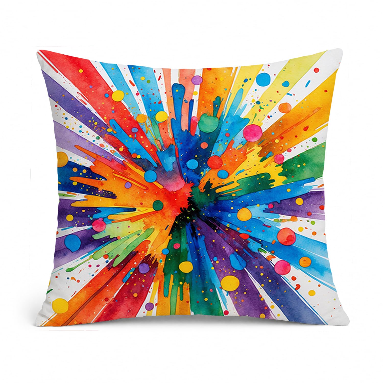 Carolines Treasures Gay Pride Joy as Resistance Throw Pillow Machine Washable, Indoor Outdoor Decorative Pillow for Couch, Bed or Patio, 14Hx14W