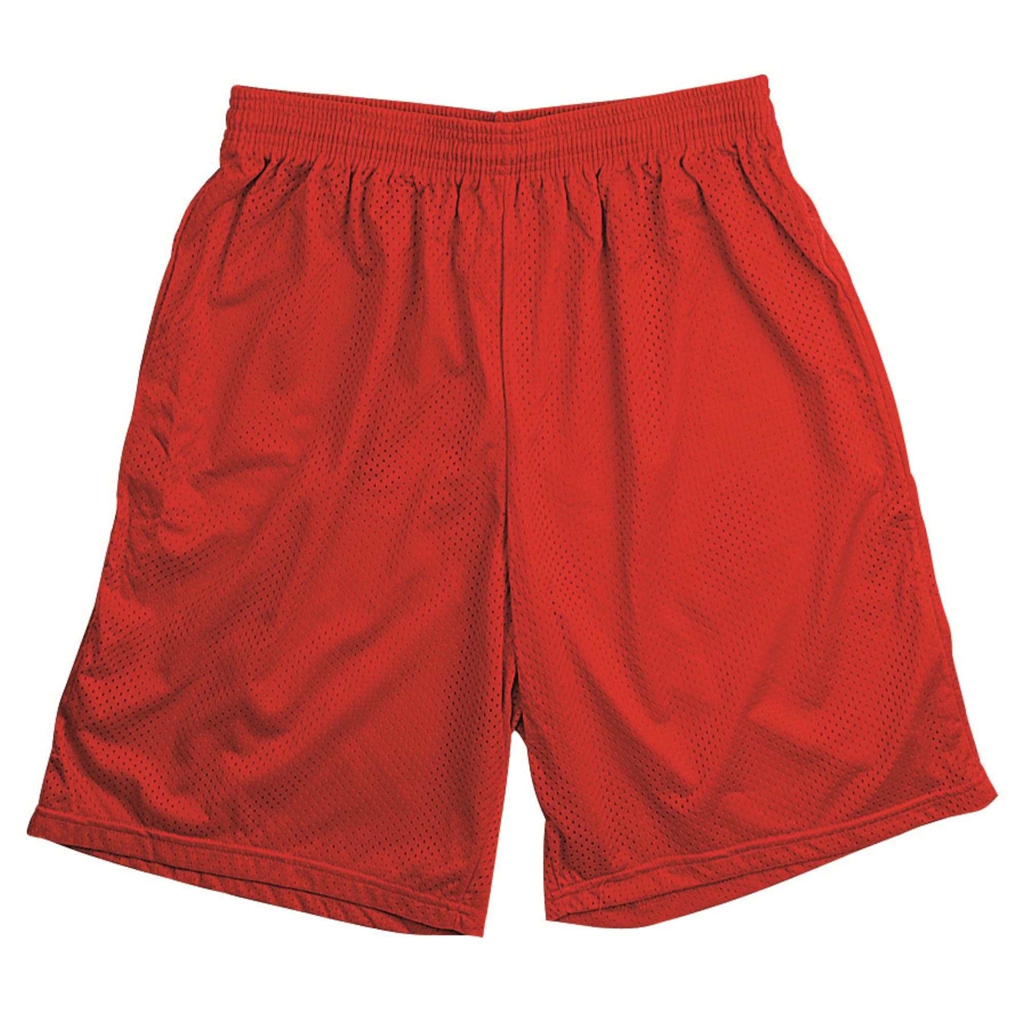 MESH SHORTS-ADULT-4X-RED