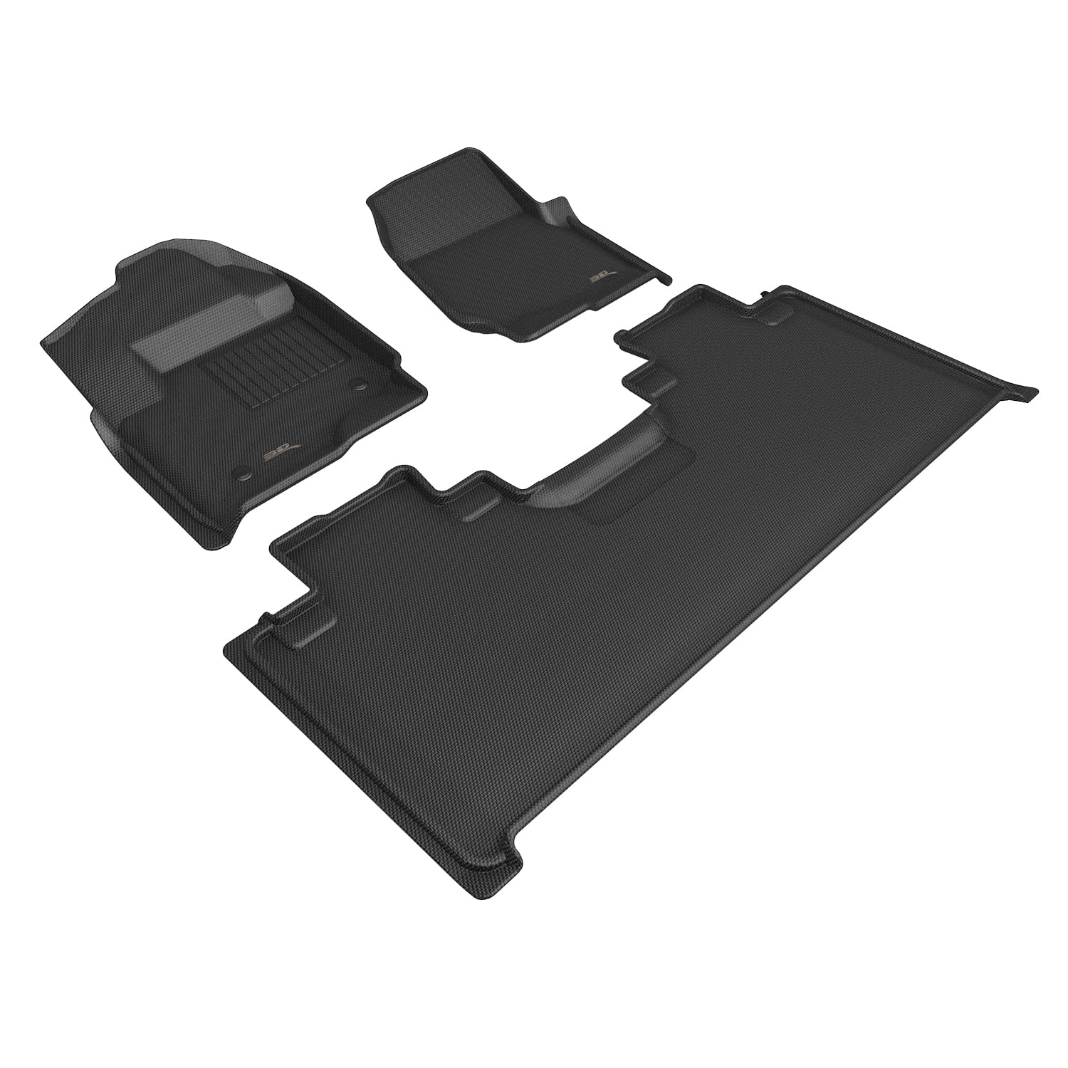 3D MAXpider Compatible with FORD F-250/350/450/550 SUPERCAB 2017-2026 BENCH SEAT, KAGU BLACK R1 R2