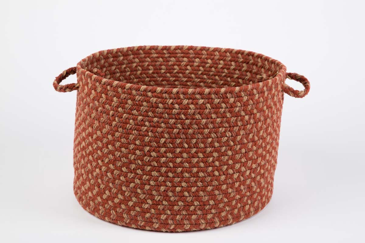 Rhody Rug EL43B018X012 Braided Area Rugs, Warm Earth, 18 x 12""