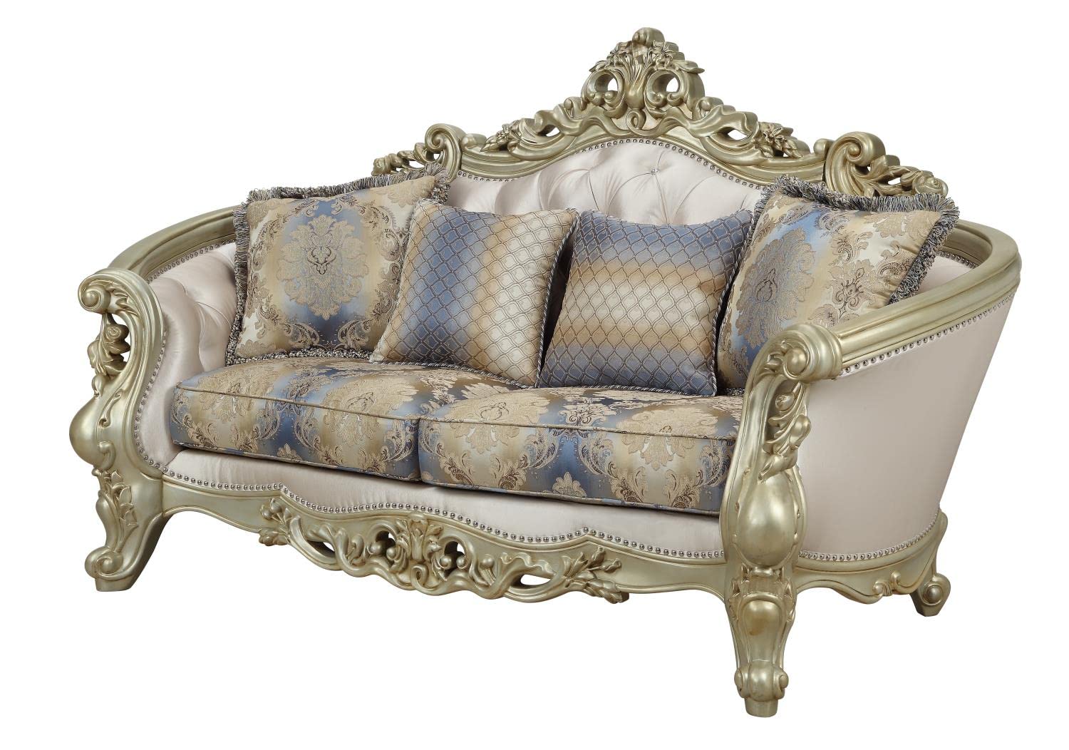 Loveseat w/4 Pillows
