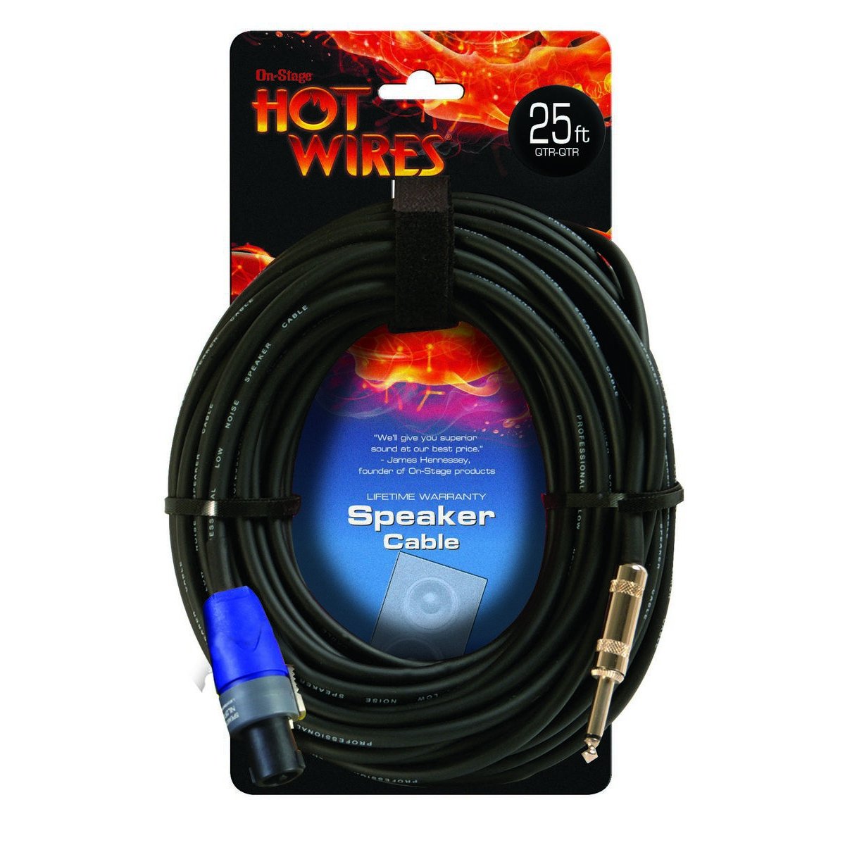 SpeakonCable with NeutrikConnectors (25, NL2-QTR)