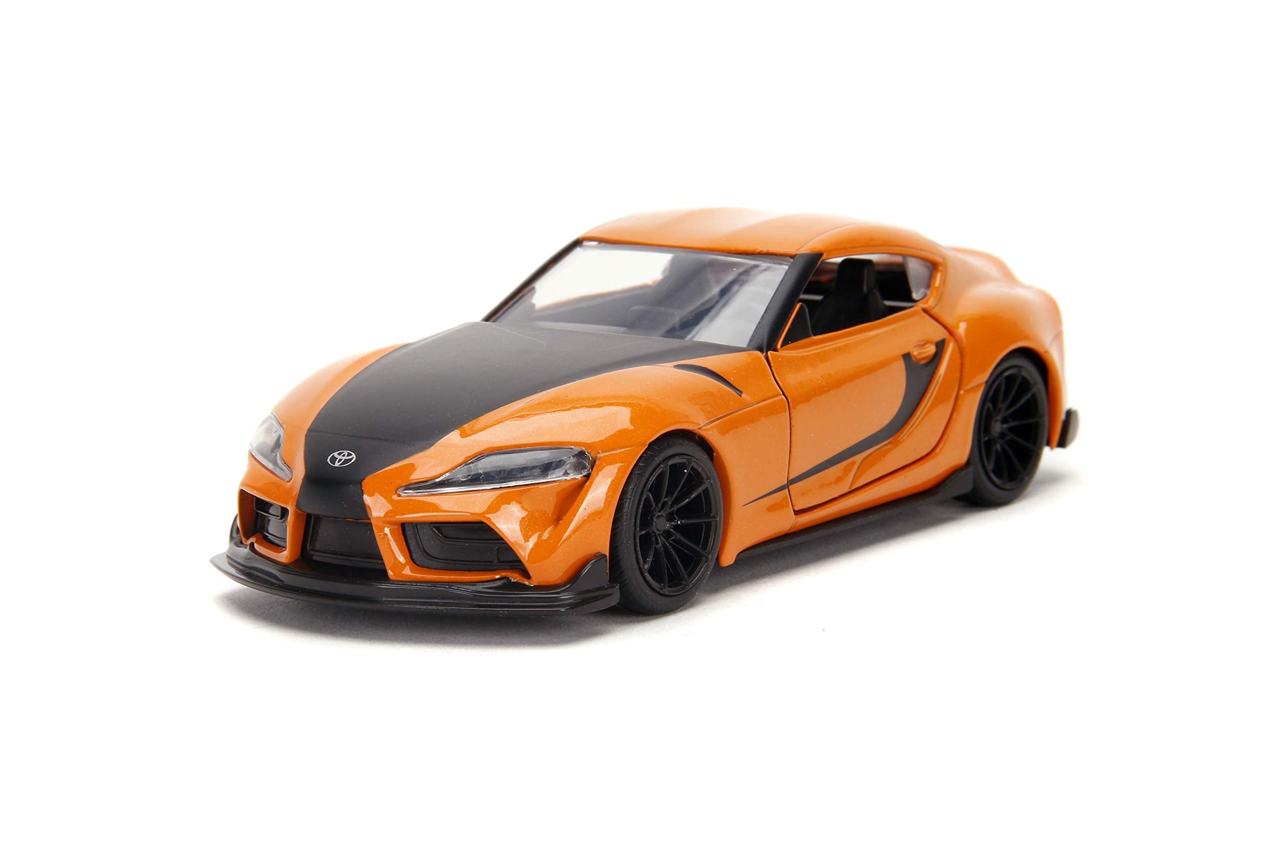 Toyota GR Supra Orange with Black Stripes Fast & Furious 9 F9??(2021) Movie 1/32 Diecast Model Car by Jada