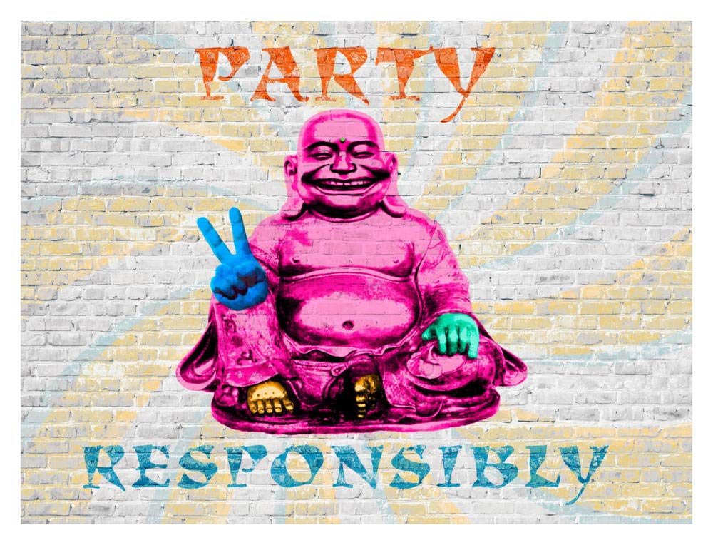 Party Responsibly-Paper Art-18x14”