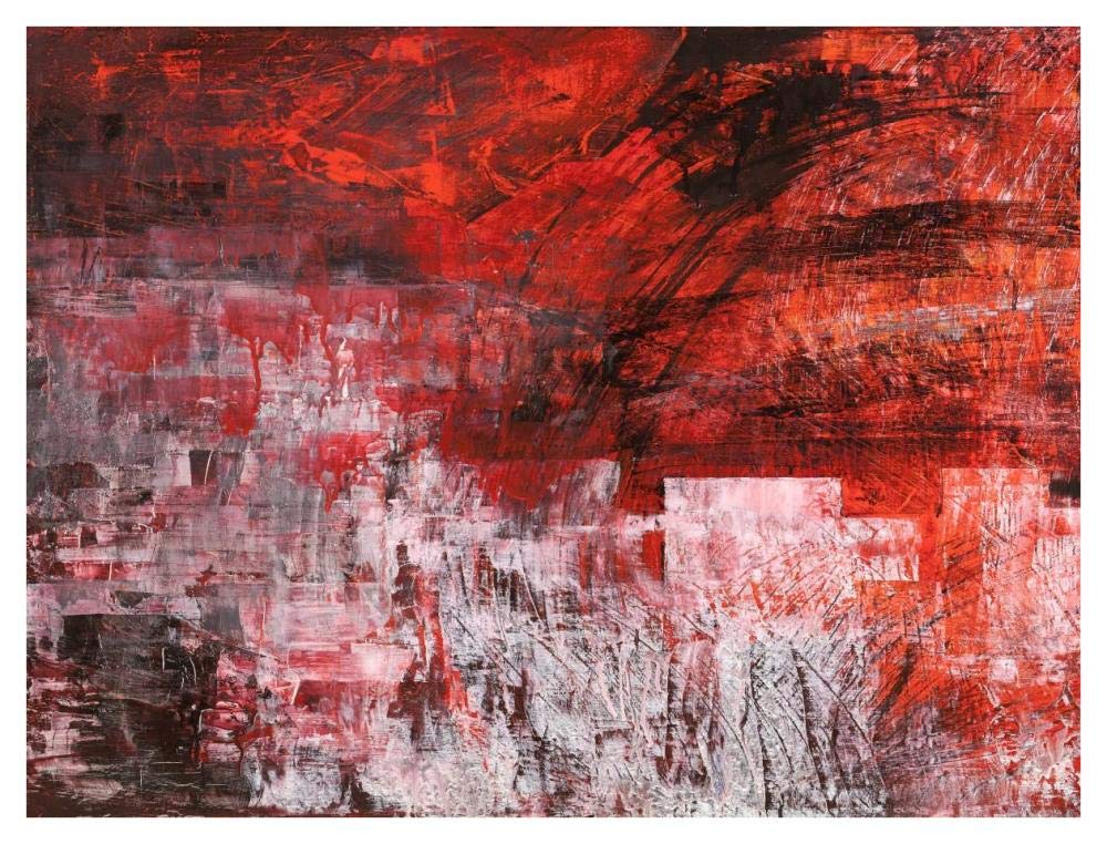 Rosso tramonto-Paper Art-42x32”
