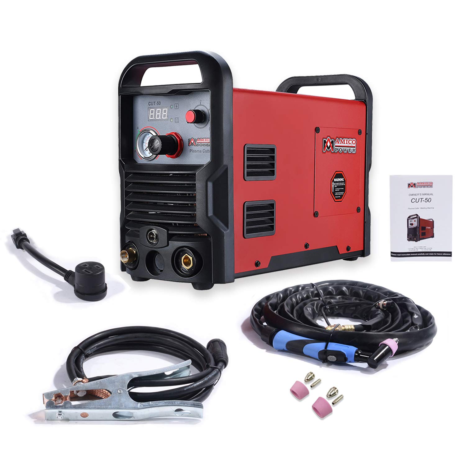 CUT-50, 50 AMP PLASMA CUTTER DC INVERTER 110/230V DUAL VOLTAGE CUTTING MACHINE