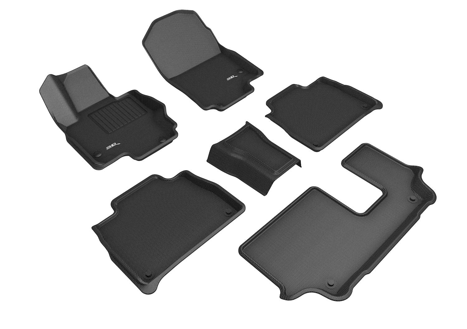 3D MAXpider MERCEDES-BENZ GLE-CLASS 7-SEAT 2020-2021 ELEGANT BLACK R1 R2 R3