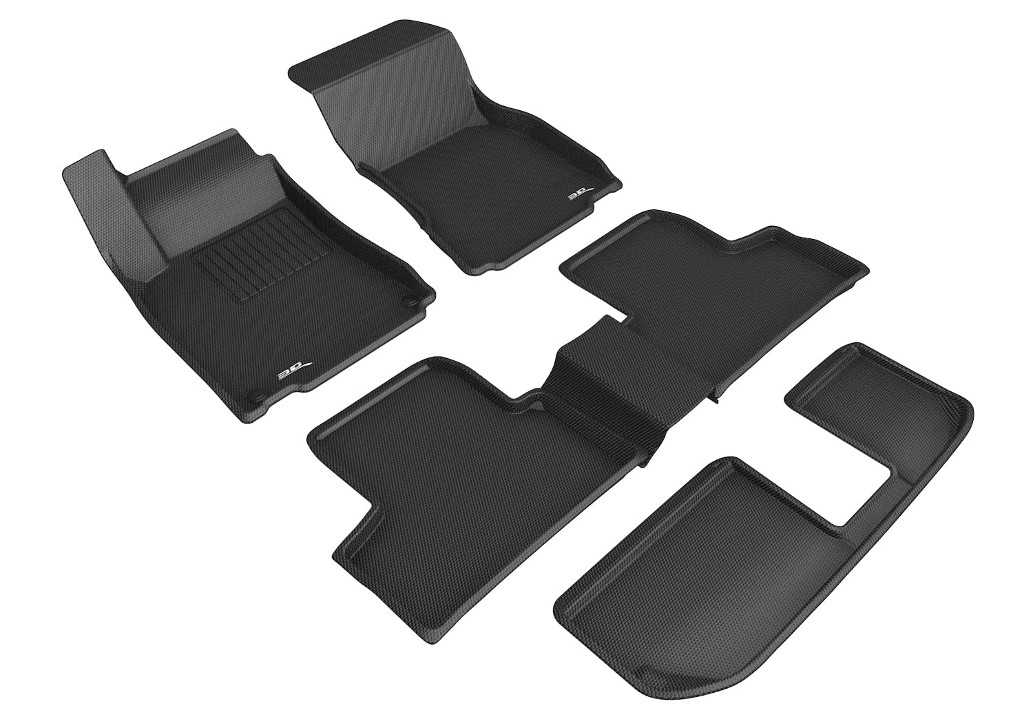 3D MAXpider MERCEDES-BENZ GLB-CLASS 7-SEAT 2020-2021 KAGU BLACK R1 R2 R3