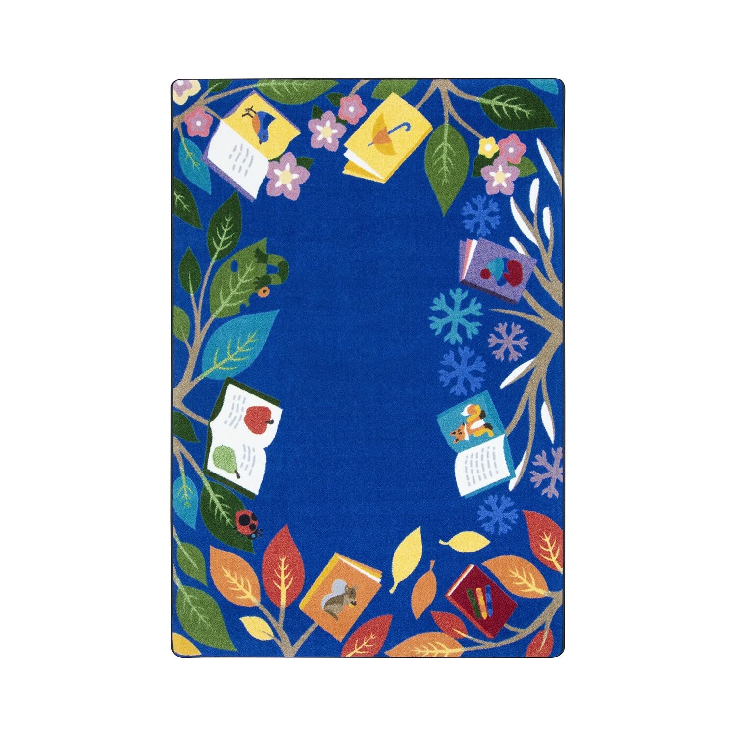 Books for All Seasons 54 x 78??area rug in color Multi