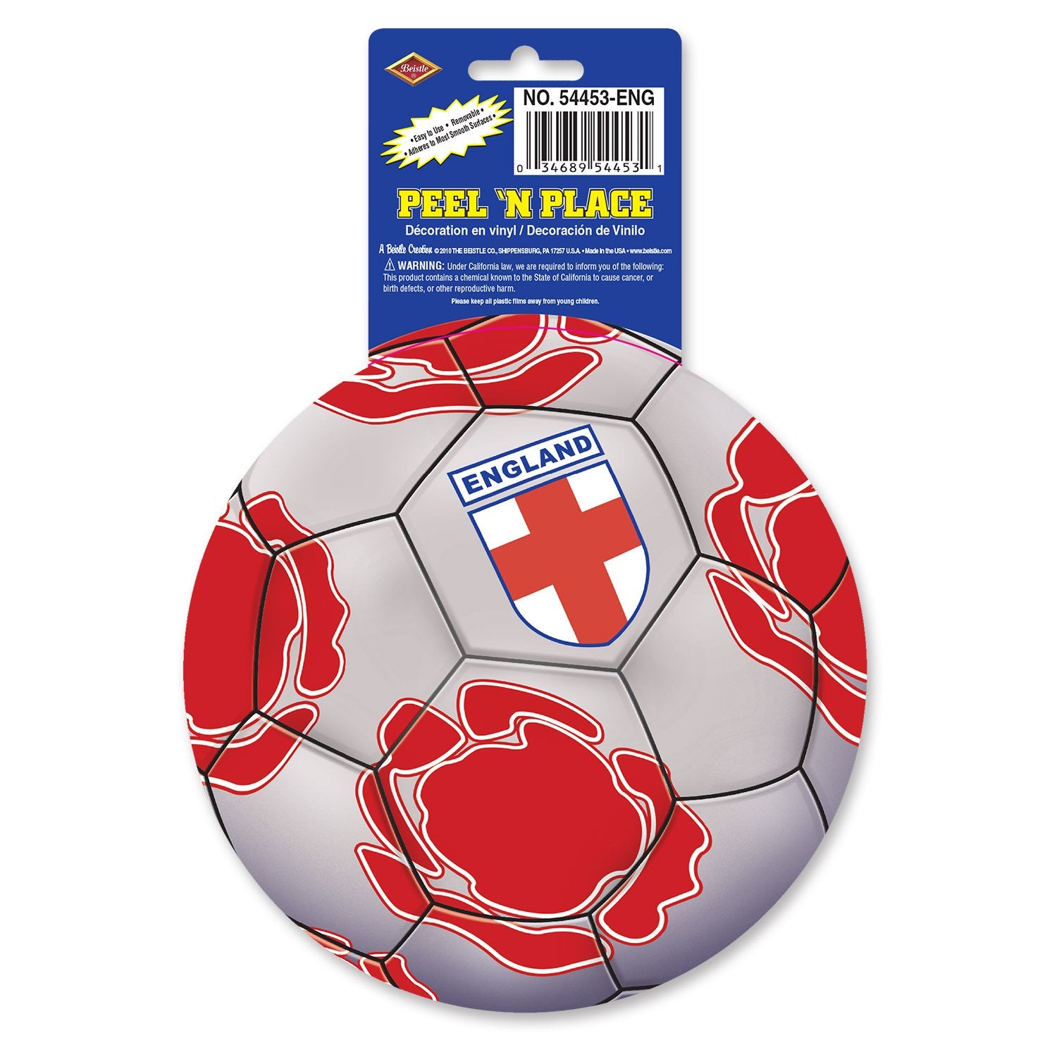 Peel N Place - England (Pack of 12)