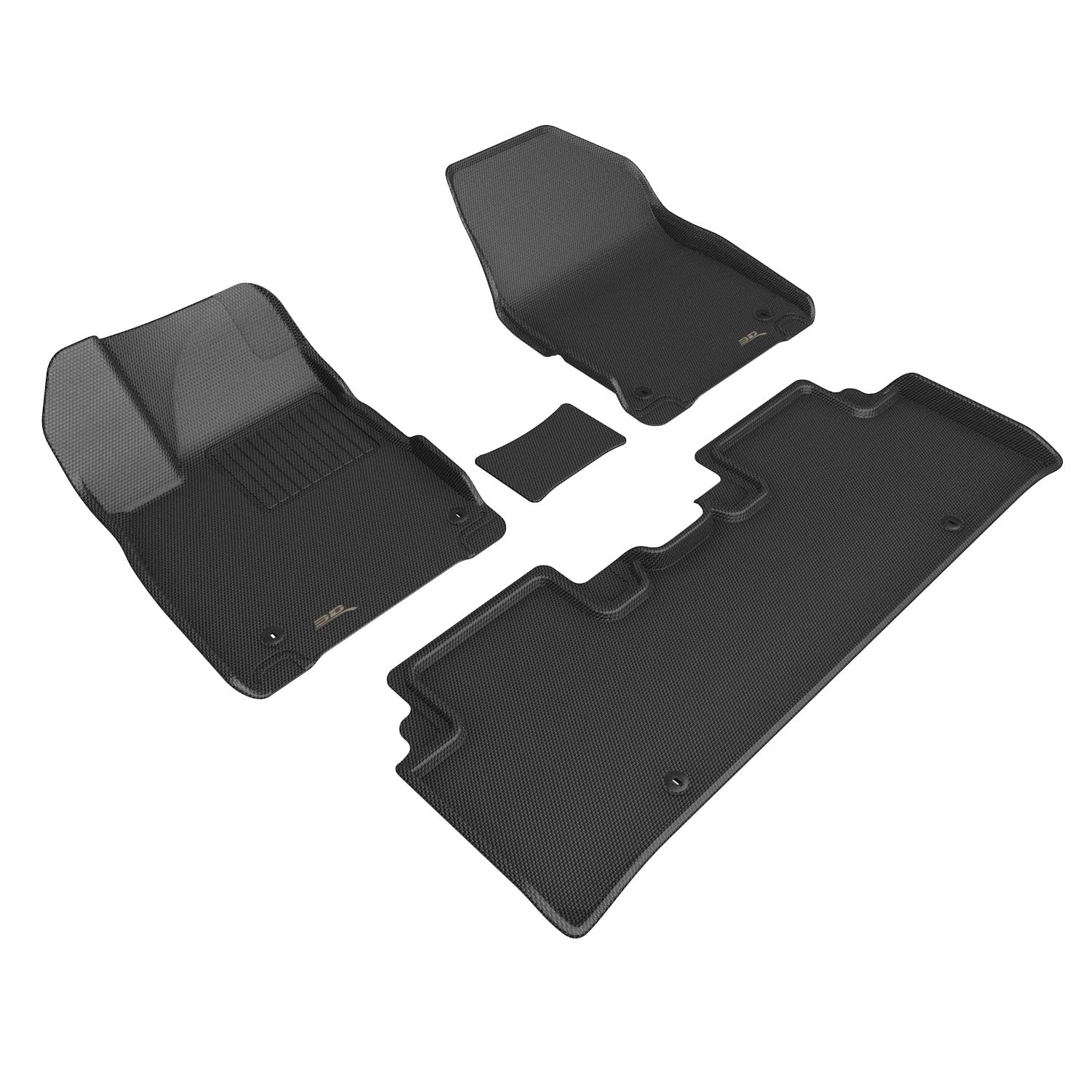 3D MAXpider KIA EV6 2022 KAGU BLACK R1 R2 (4 PCS)