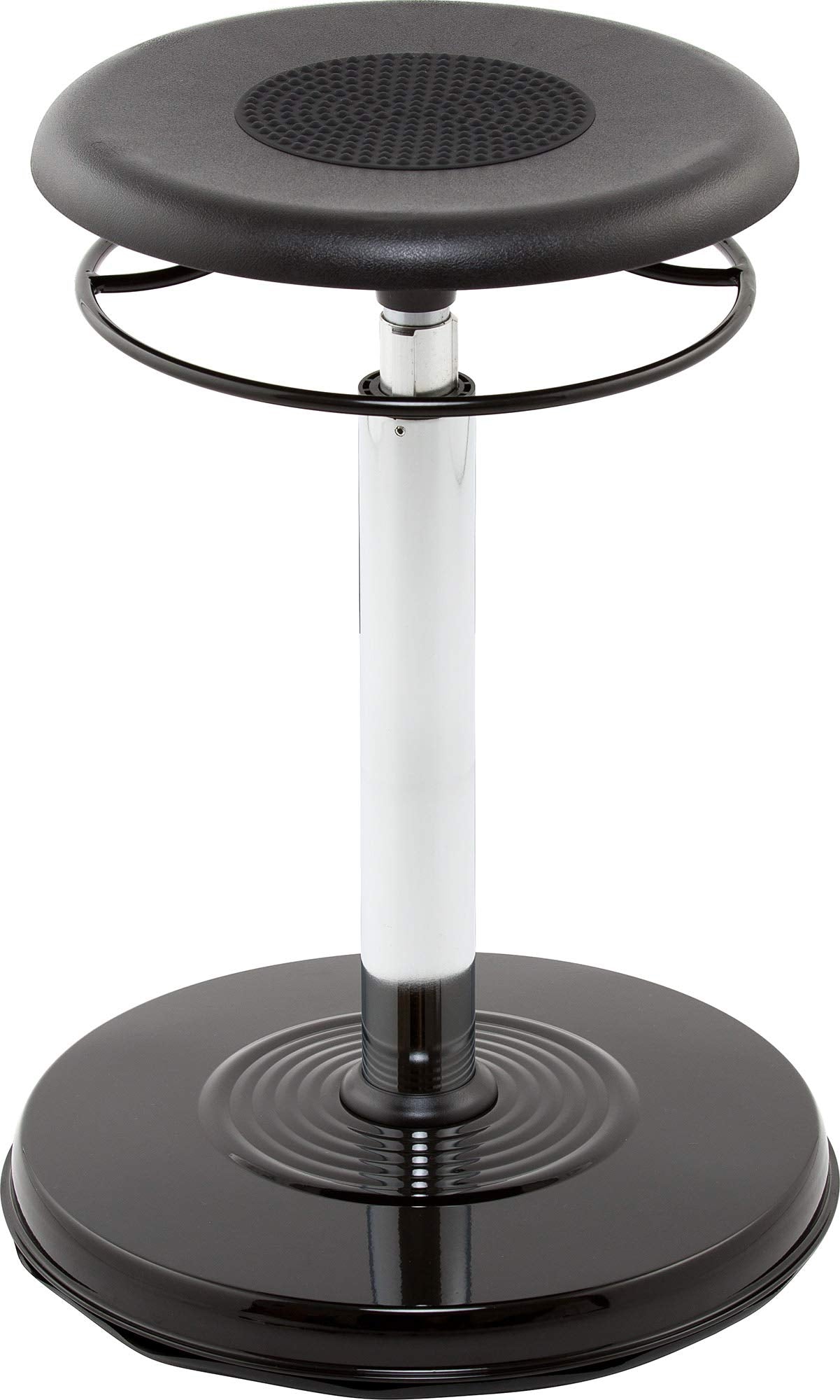 Kore Design Teen/College Hi-Rise Adjustable Wobble Chair 21-31.5 Inches, Black