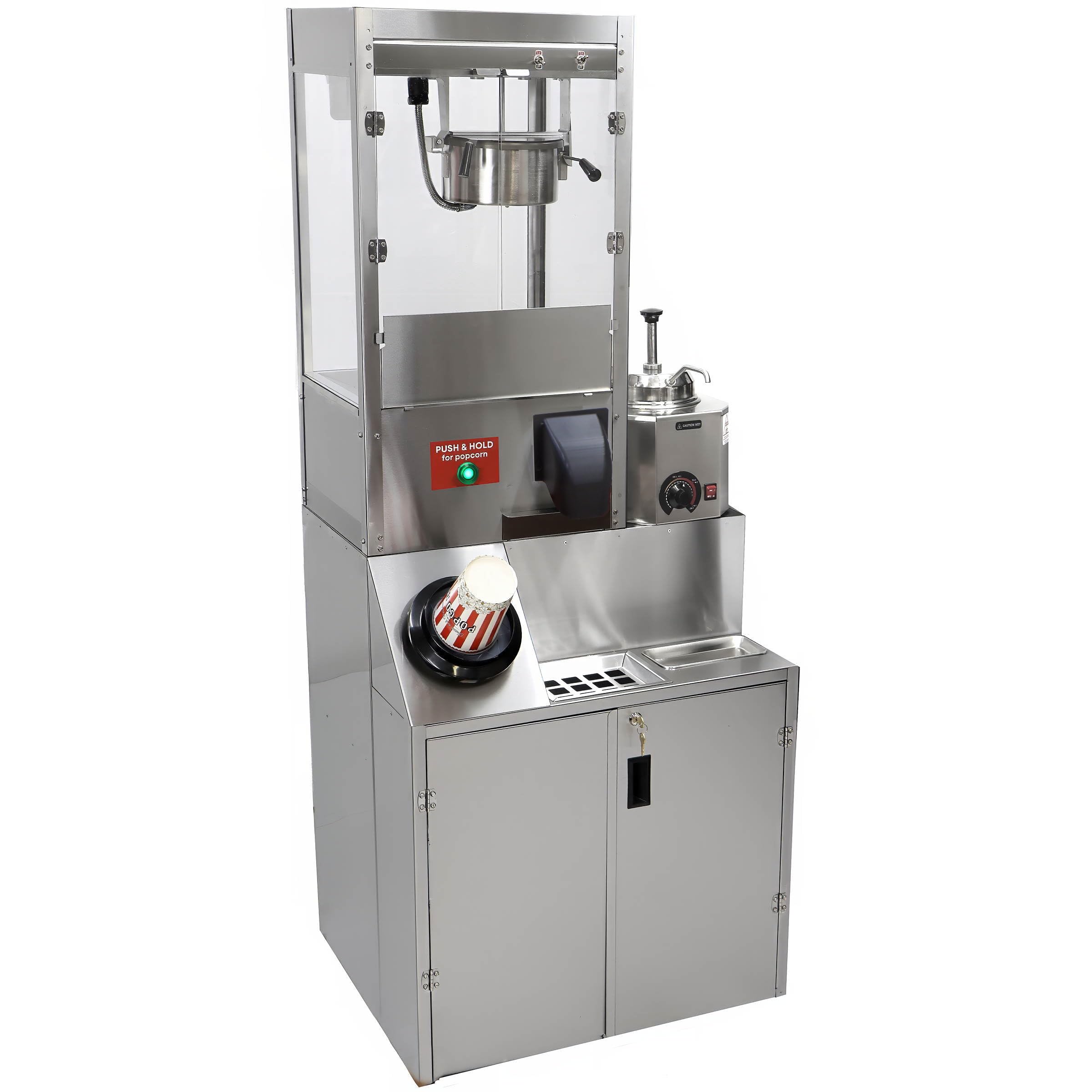 Auto Serve Popcorn Machine Stand