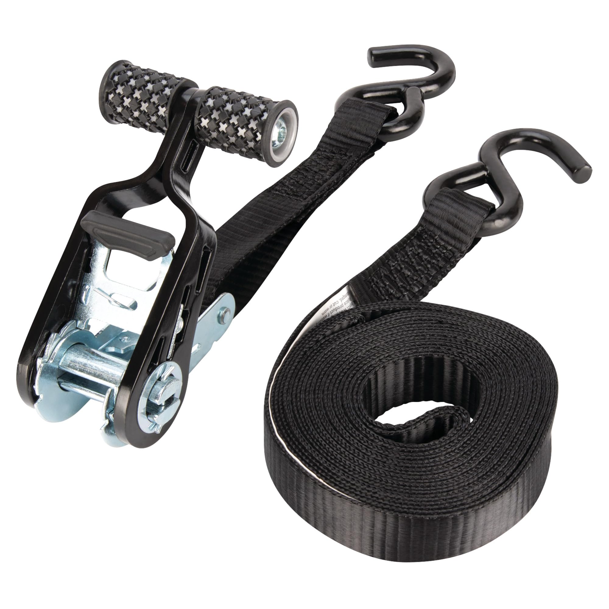 Performance Tool W1873 4Pk 1-Inch X 15 Tie Down Straps SecureX - Heavy Duty Ratchet Straps for Securing Cargo, ATVs, Motorcycles, and More