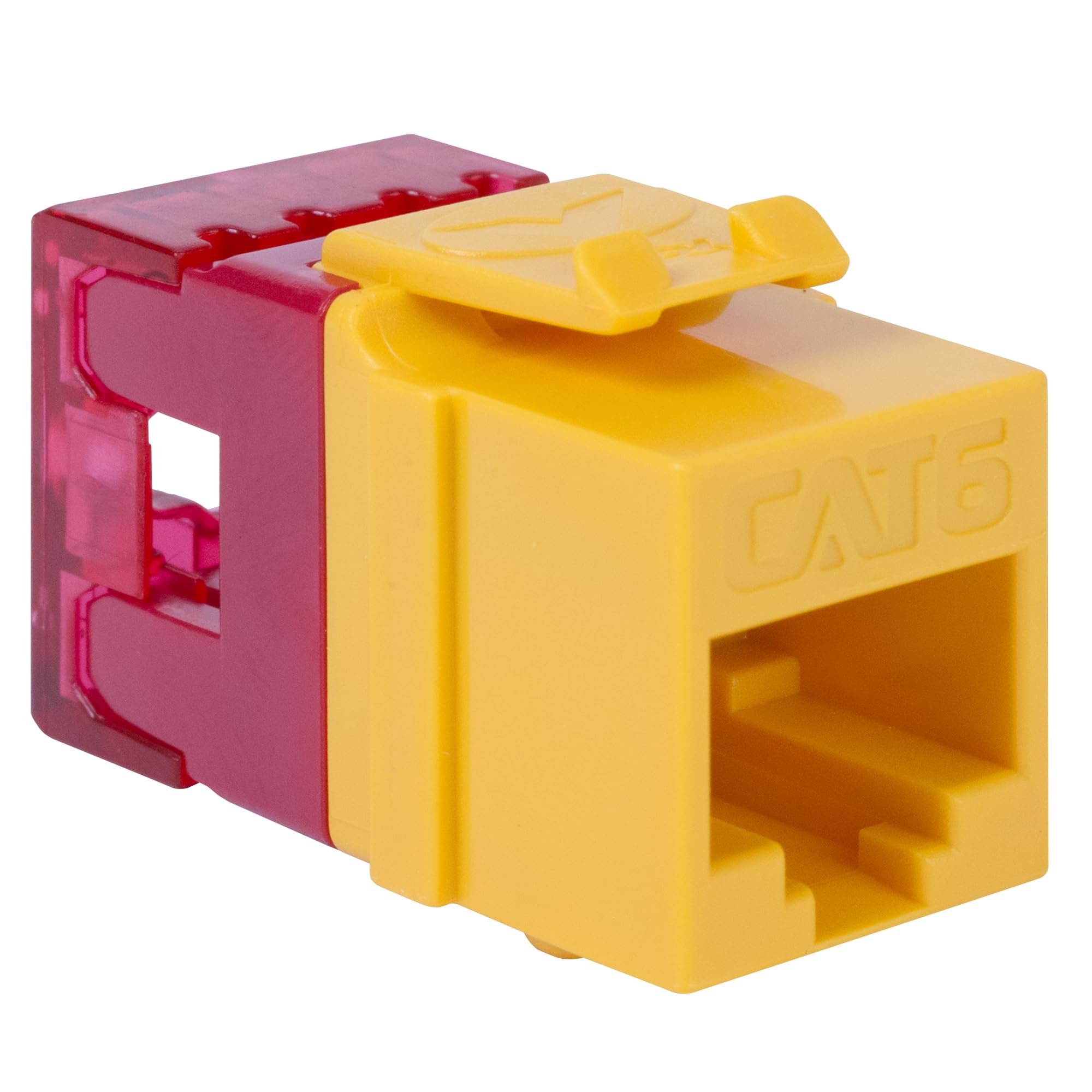 MODULE, CAT 6, HD, YELLOW