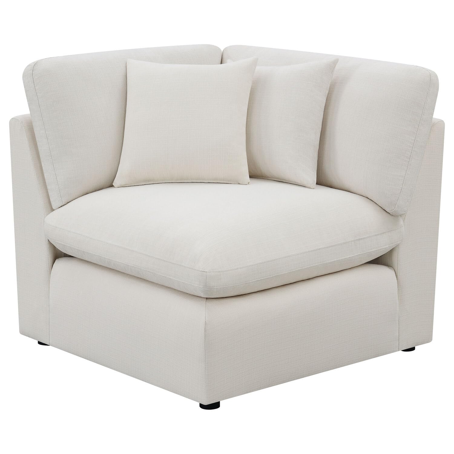 Coaster Co. of America Hobson Cushion Back Corner Off-White
