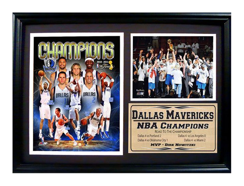 12x18 Photo Stat Frame - Dallas Mavericks Champions
