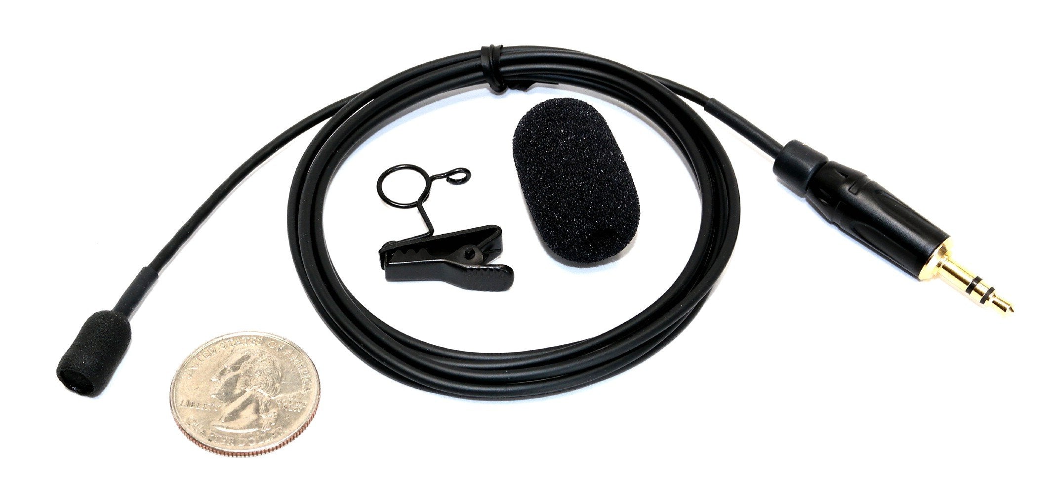 Ultra high quality professional Omnidirectional lapel microphone - for most recording devices - No Batteries needed - Made in USA