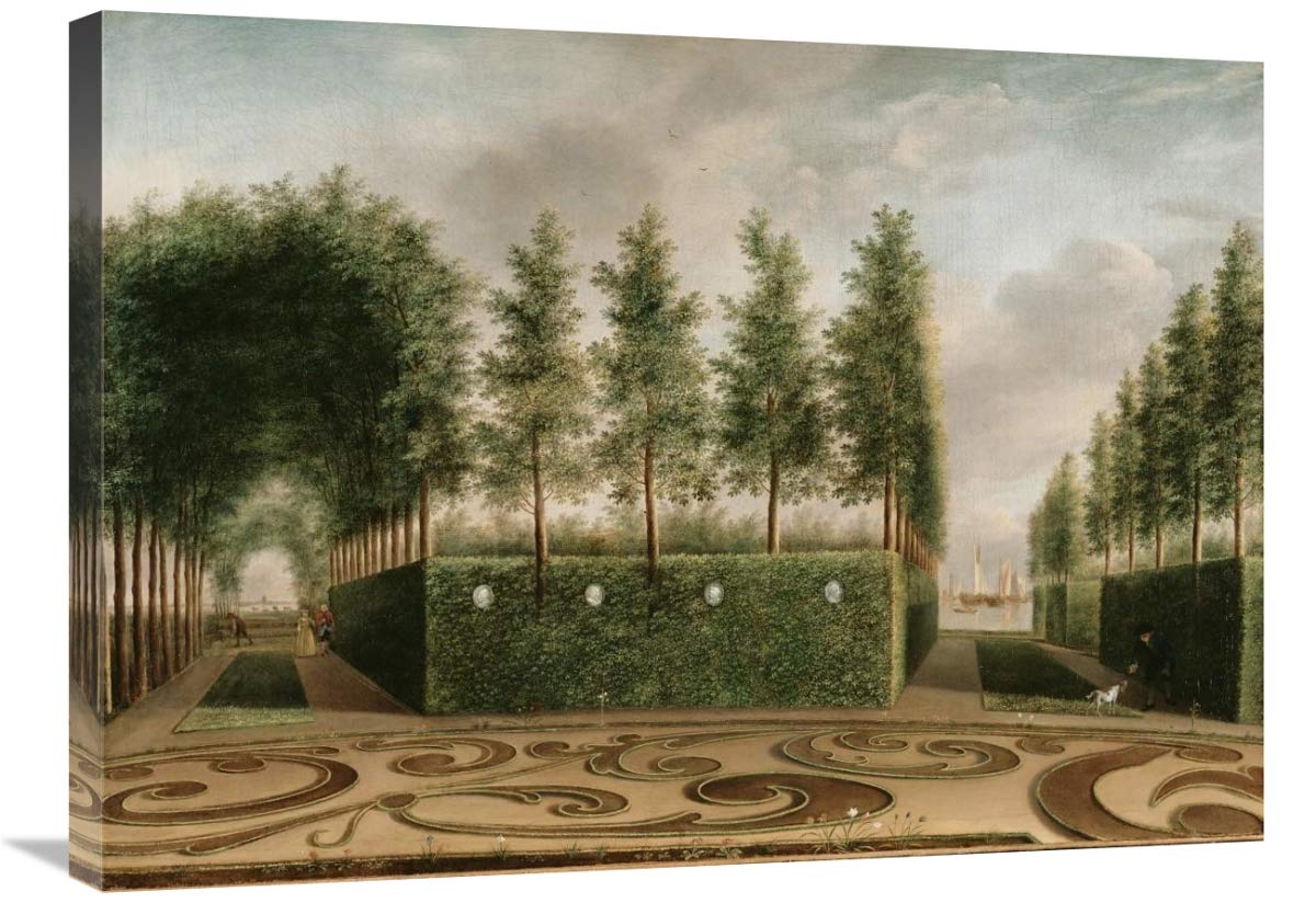 A Formal Garden-Canvas Art-32x24”