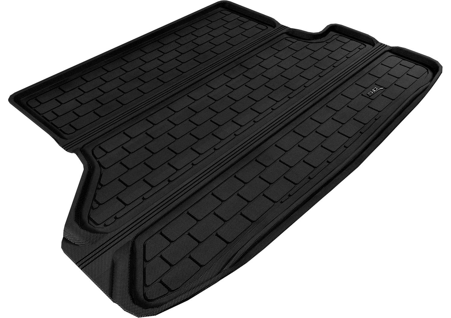 3D MAXpider TOYOTA HIGHLANDER 2008-2013 KAGU BLACK BEHIND 2ND ROW STOWABLE CARGO LINER